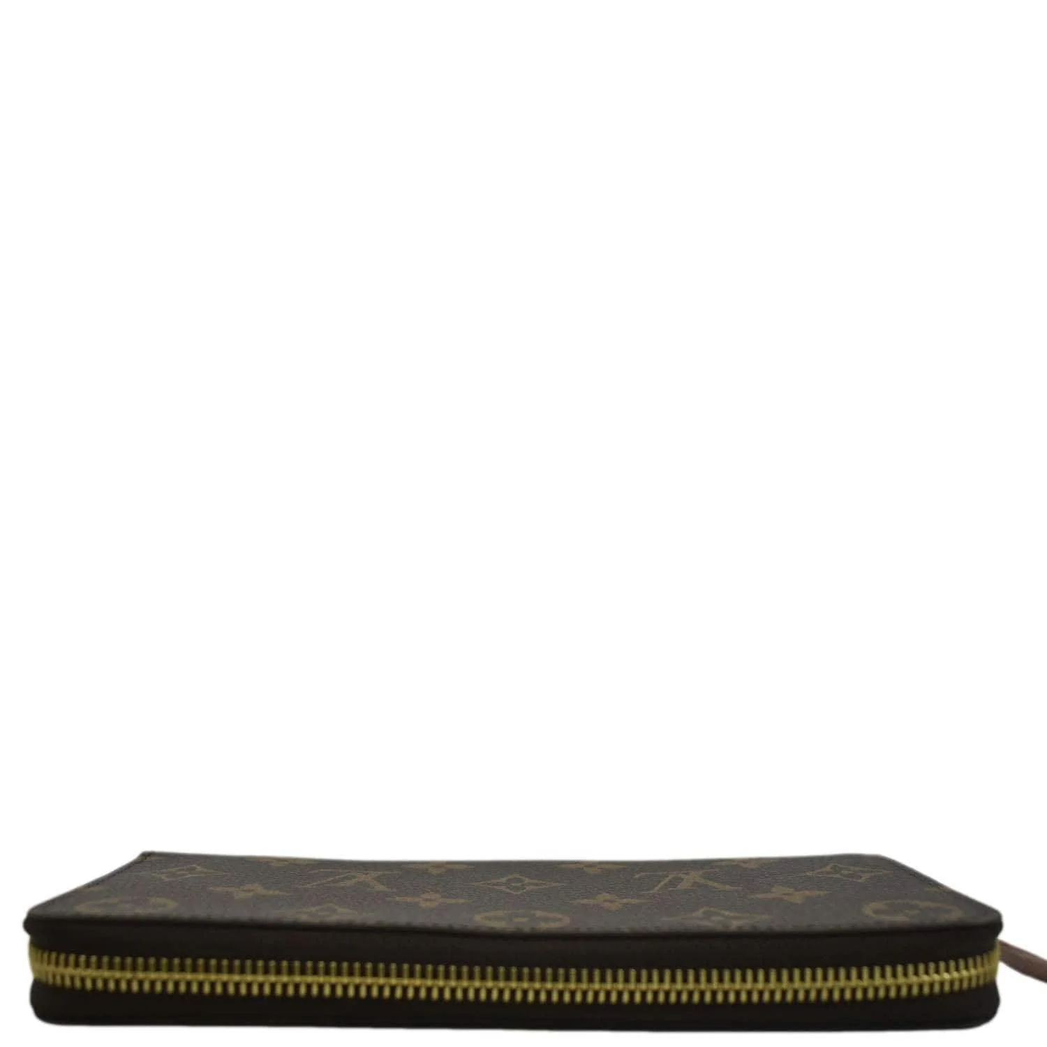 LOUIS VUITTON Clemence Monogram Canvas Zippy Wallet Brown - Image 5
