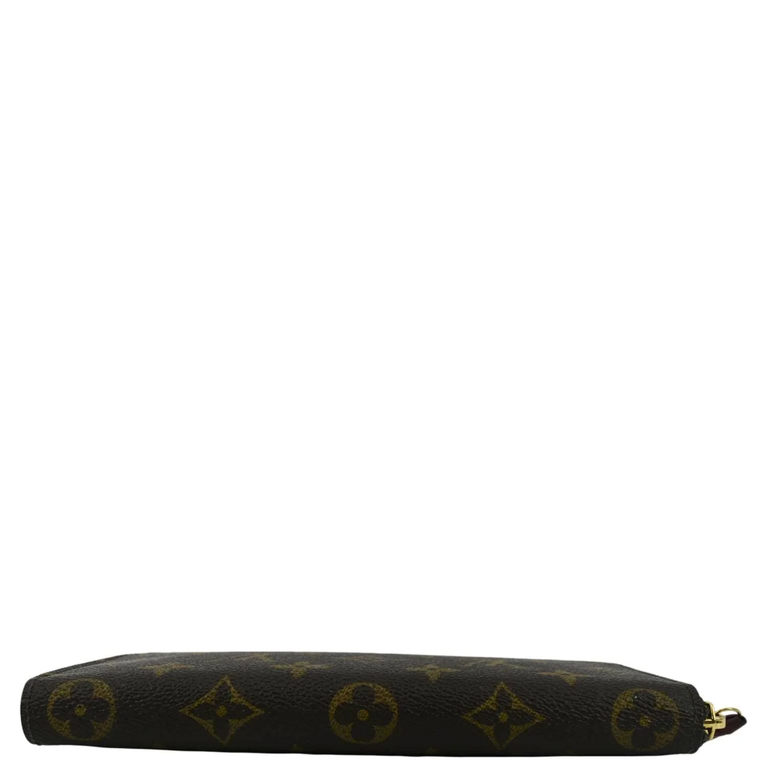 LOUIS VUITTON Clemence Monogram Canvas Zippy Wallet Brown - Image 9