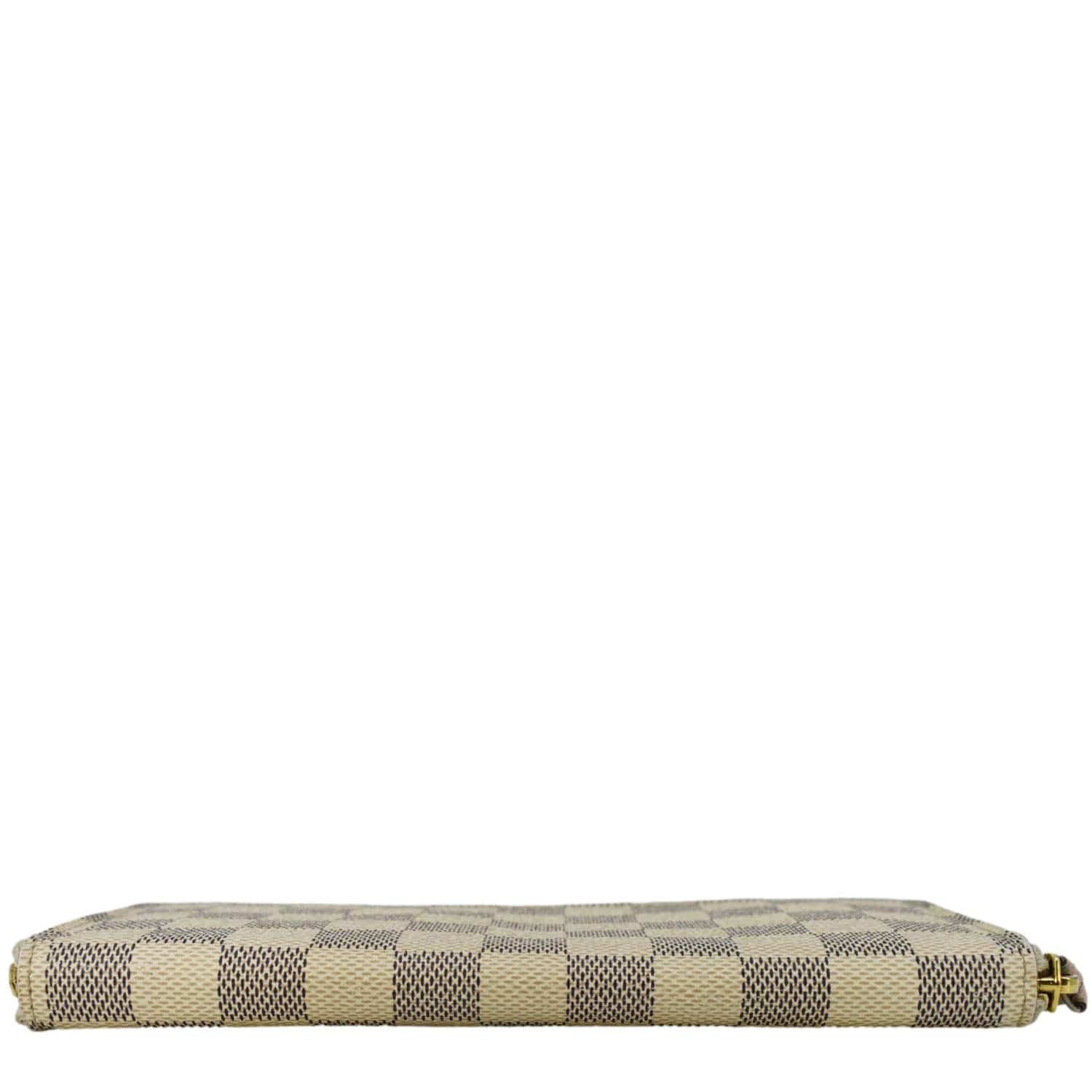 LOUIS VUITTON Clemence Damier Azur Wallet Rose Ballerine - Image 4