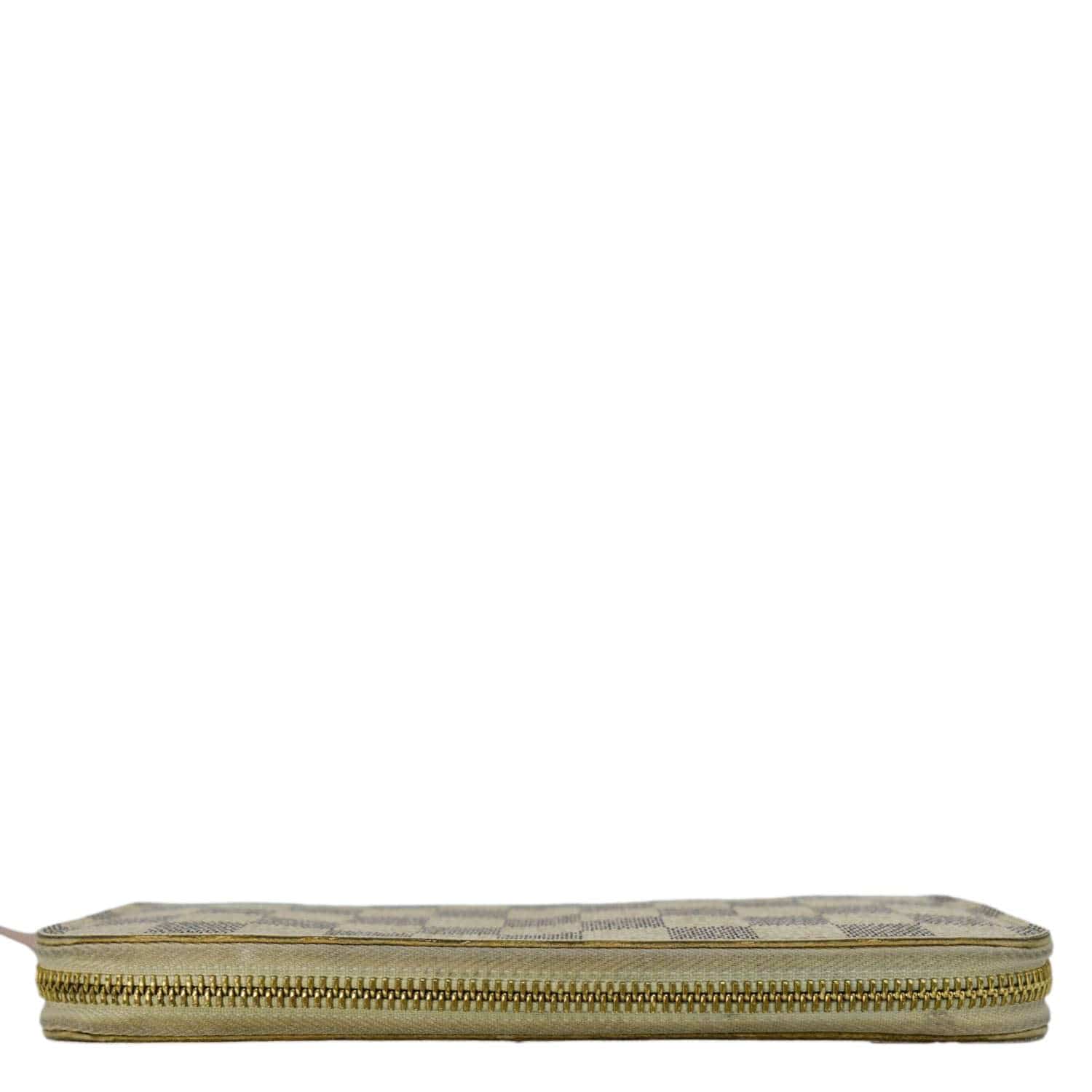 LOUIS VUITTON Clemence Damier Azur Wallet Rose Ballerine - Image 7