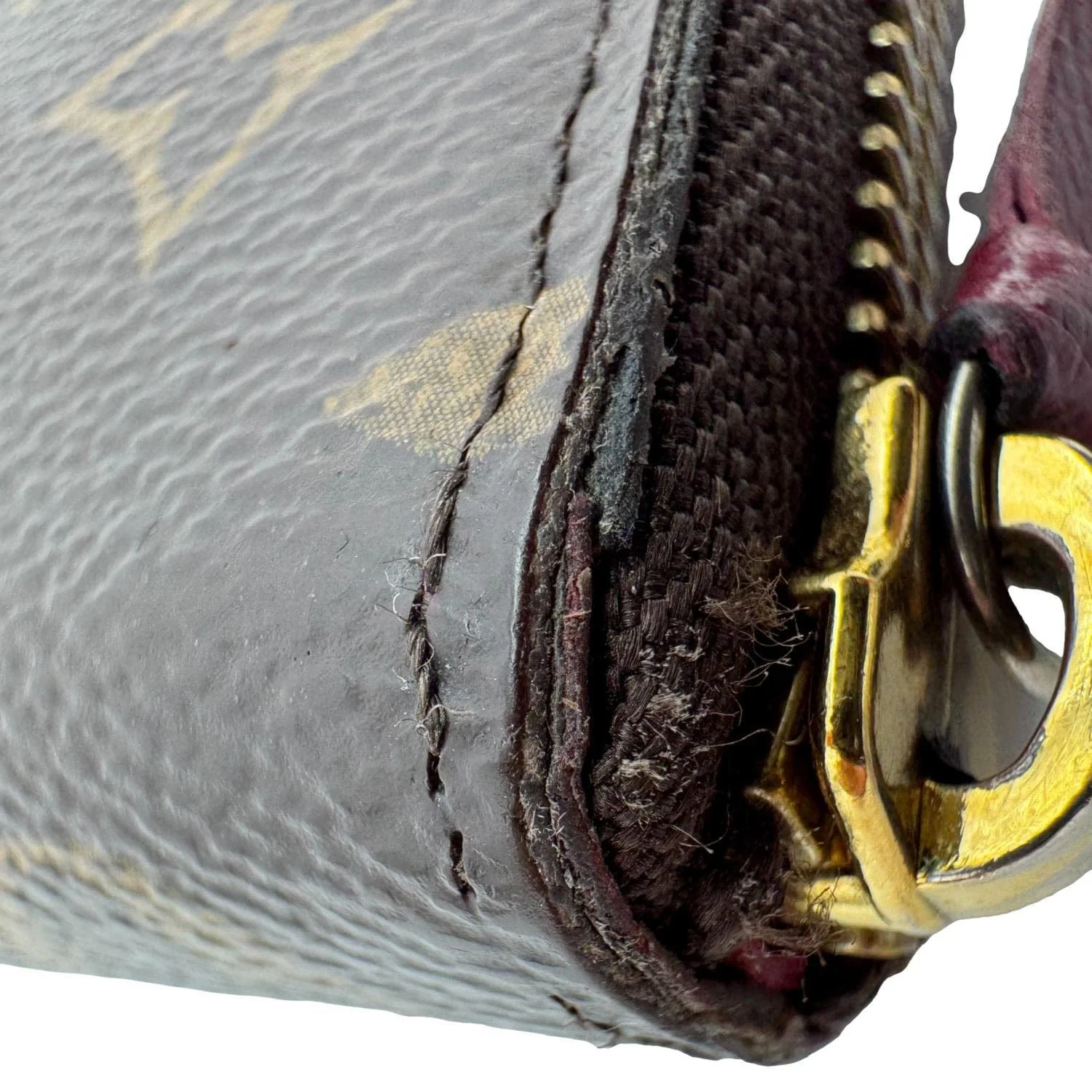 LOUIS VUITTON Clemence Monogram Canvas Zippy Wallet Brown - Image 11