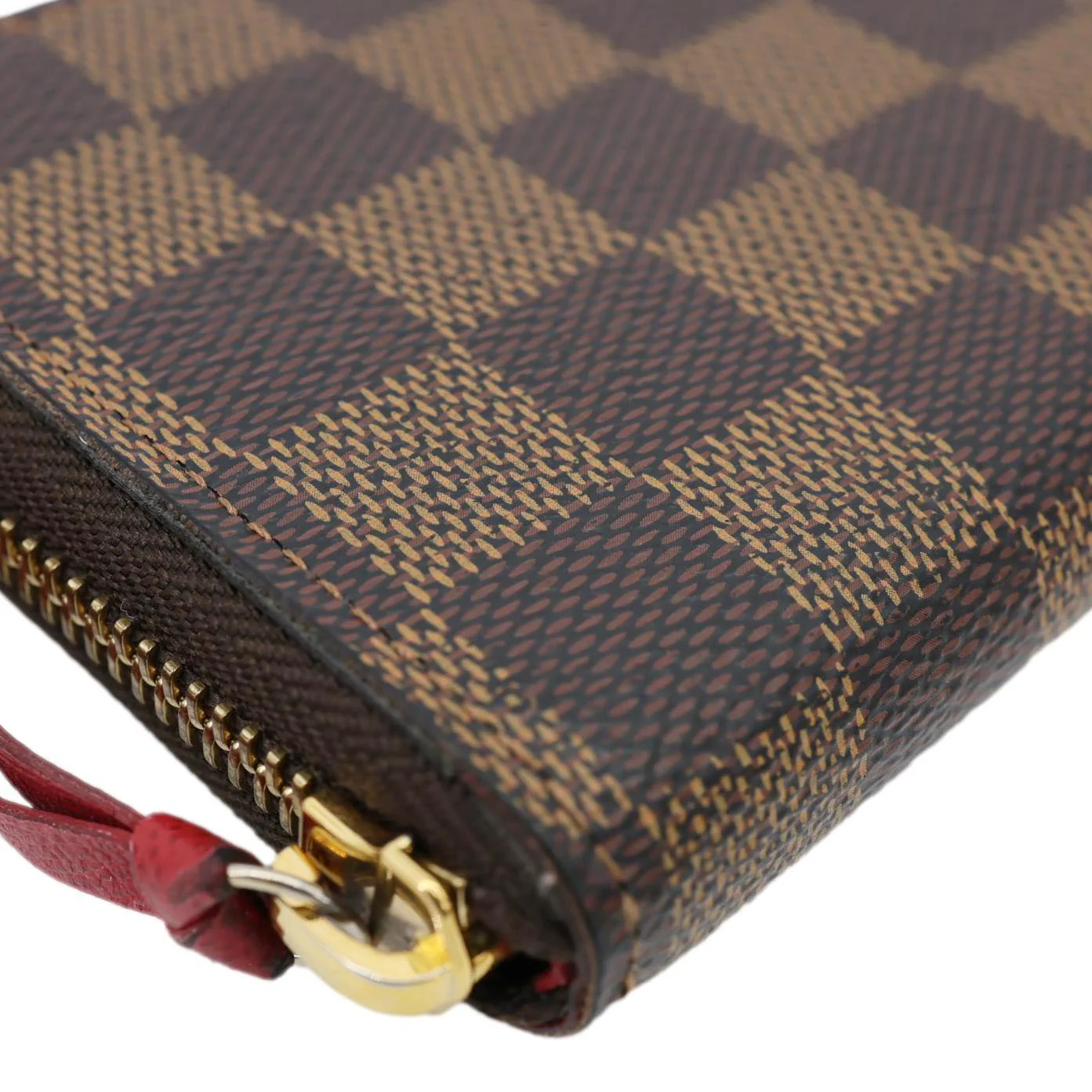 LOUIS VUITTON Clemence Damier Ebene Zippy Wallet Brown - Image 6