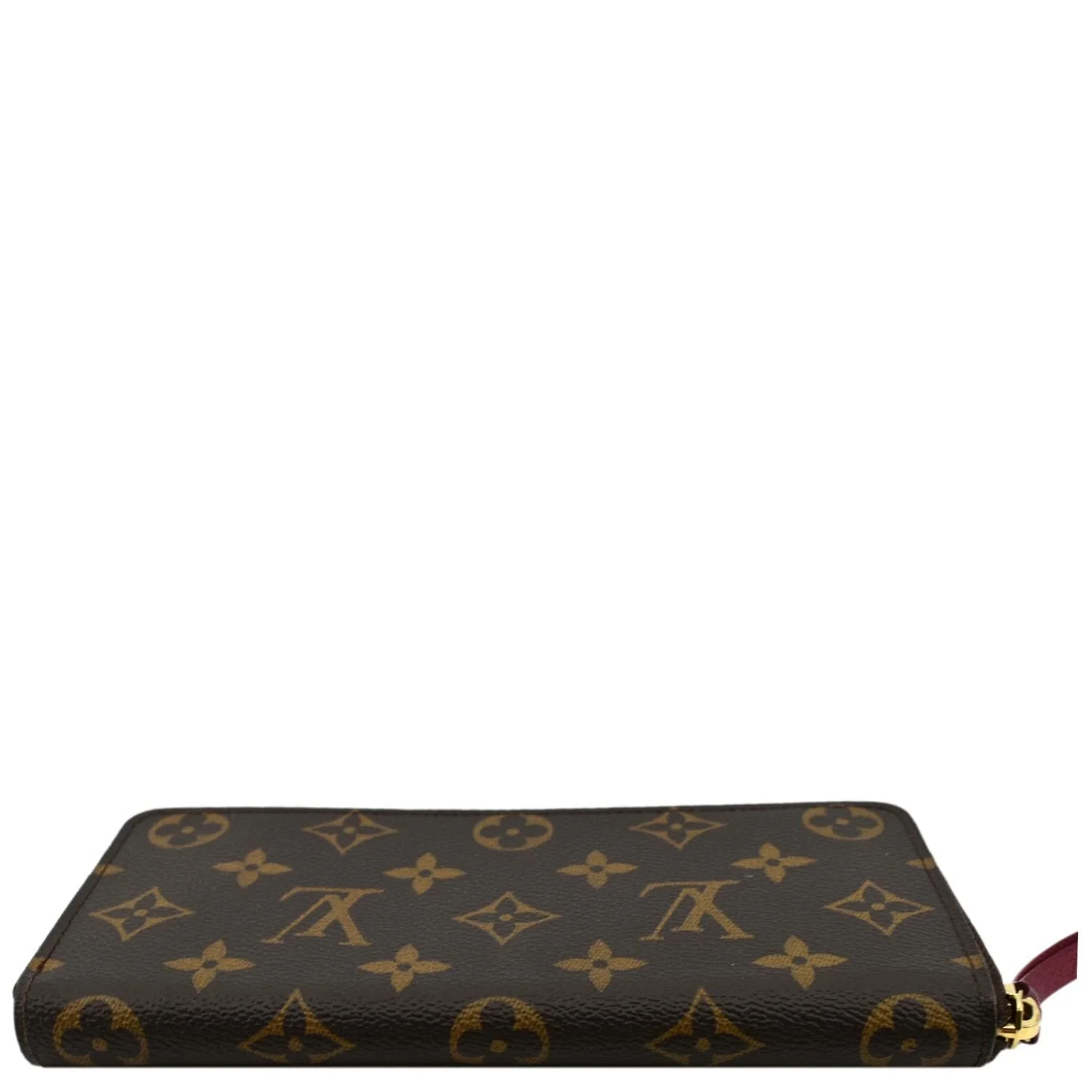 LOUIS VUITTON Clemence Monogram Canvas Zippy Wallet Brown - Image 3