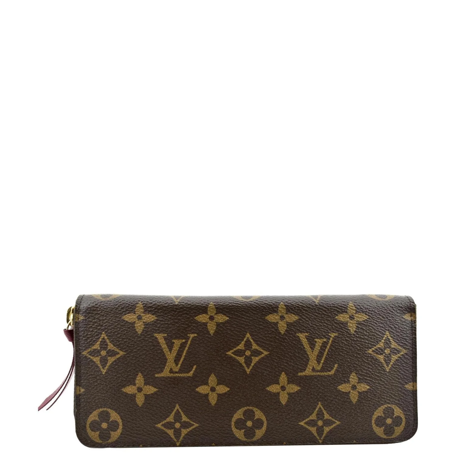 LOUIS VUITTON Clemence Monogram Canvas Zippy Wallet Brown - Image 3