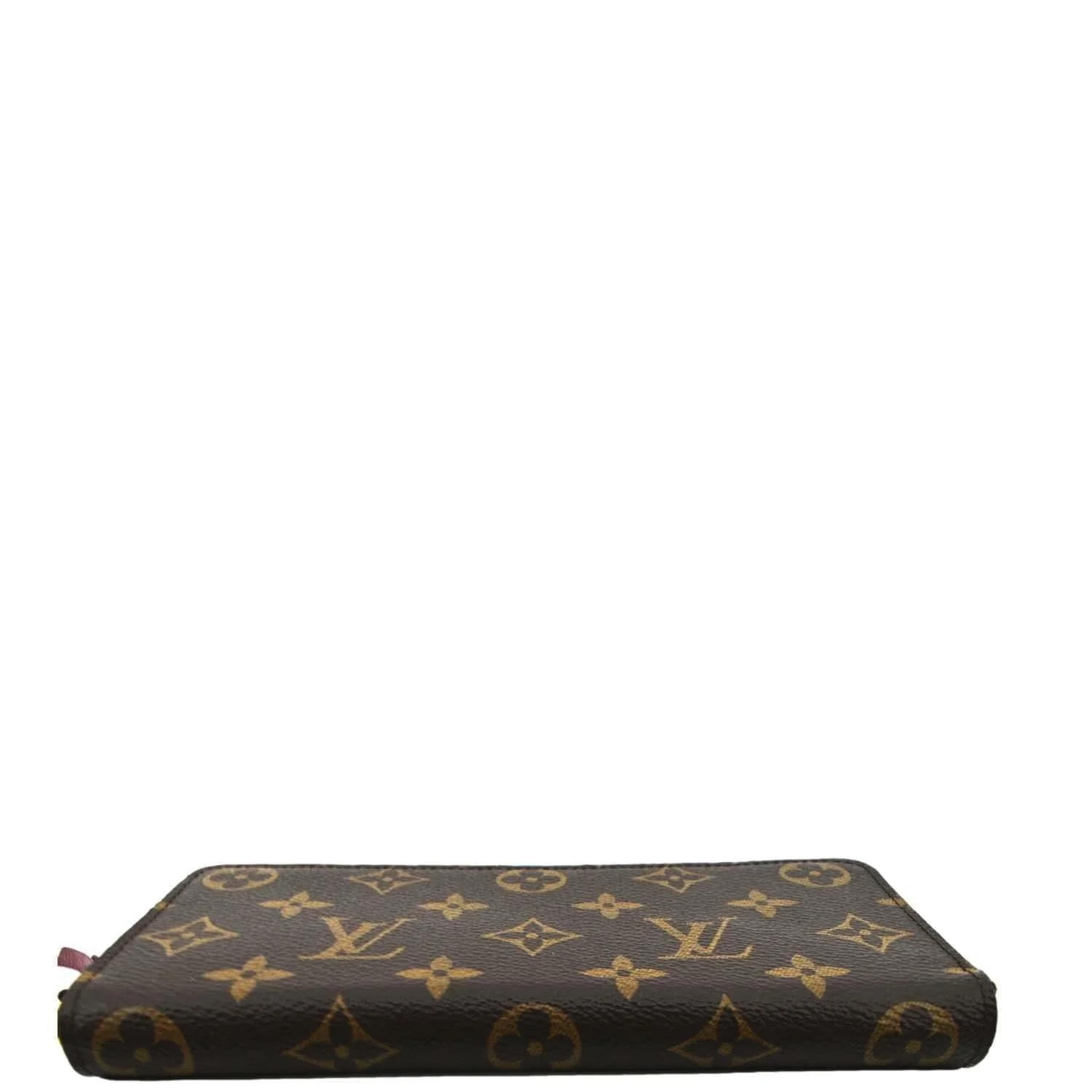 LOUIS VUITTON Clemence Monogram Canvas Zippy Wallet Brown - Image 4