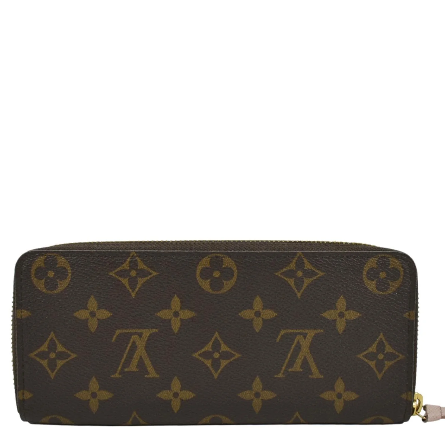 LOUIS VUITTON Clemence Monogram Canvas Zippy Wallet Brown - Image 4