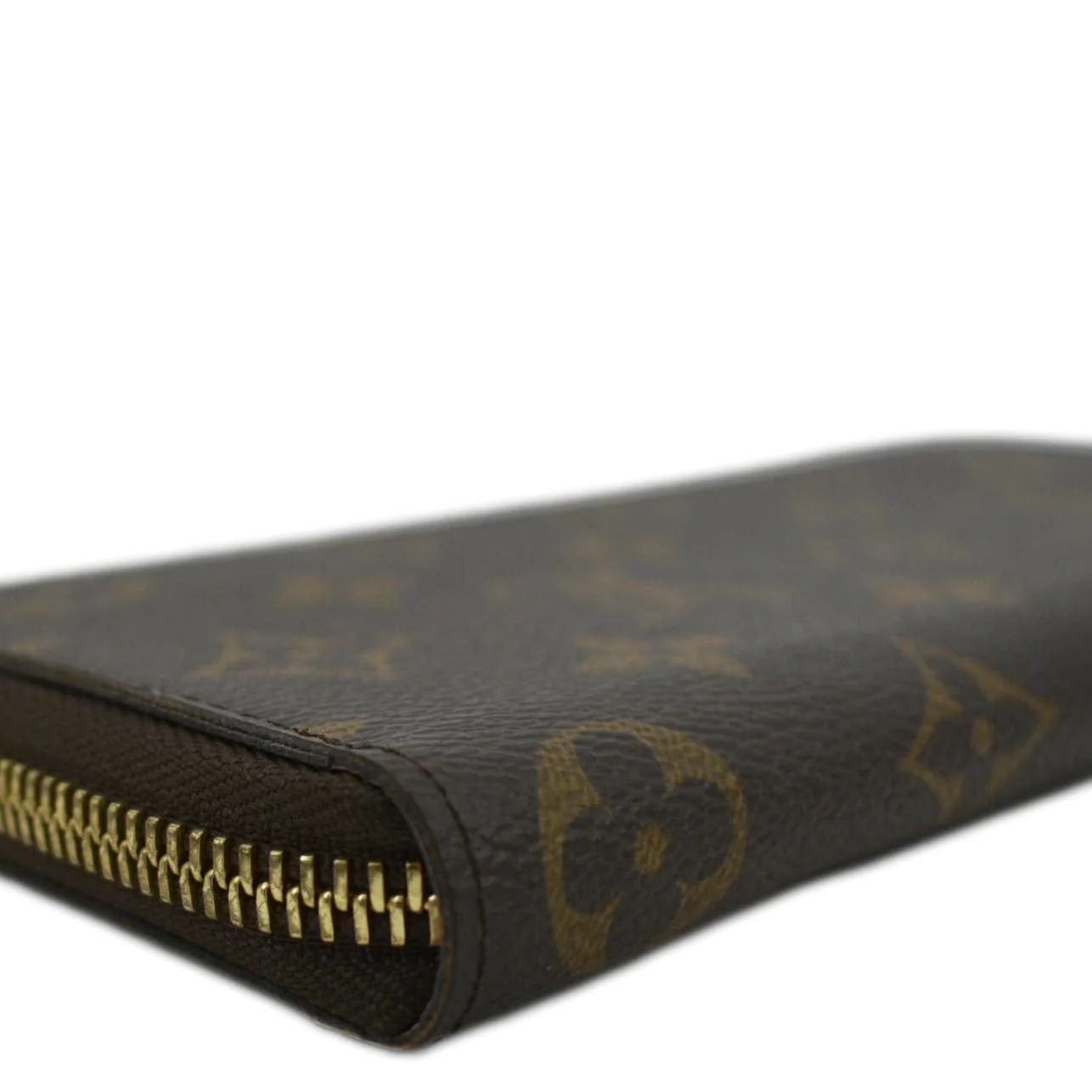 LOUIS VUITTON Clemence Monogram Canvas Zippy Wallet Brown - Image 7
