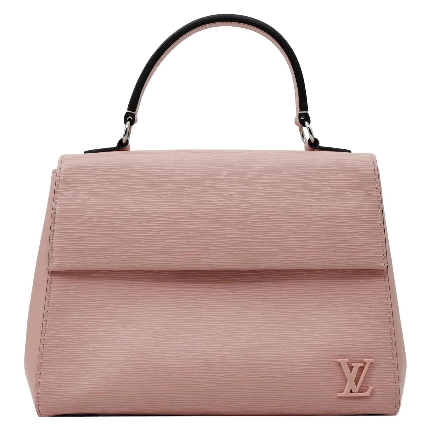 LOUIS VUITTON Cluny MM Epi Leather Top Handle Crossbody Bag Rose Ballerine - Image 3