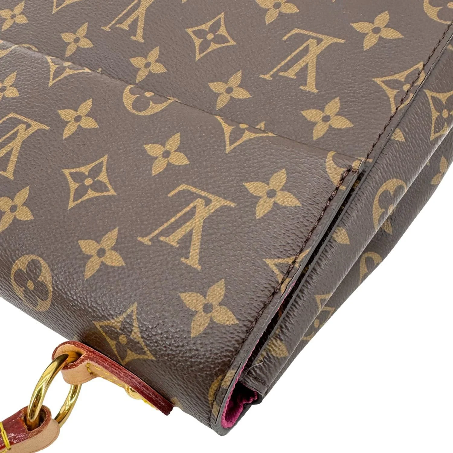 LOUIS VUITTON Cluny BB Monogram Canvas Shoulder Bag Brown - Image 7