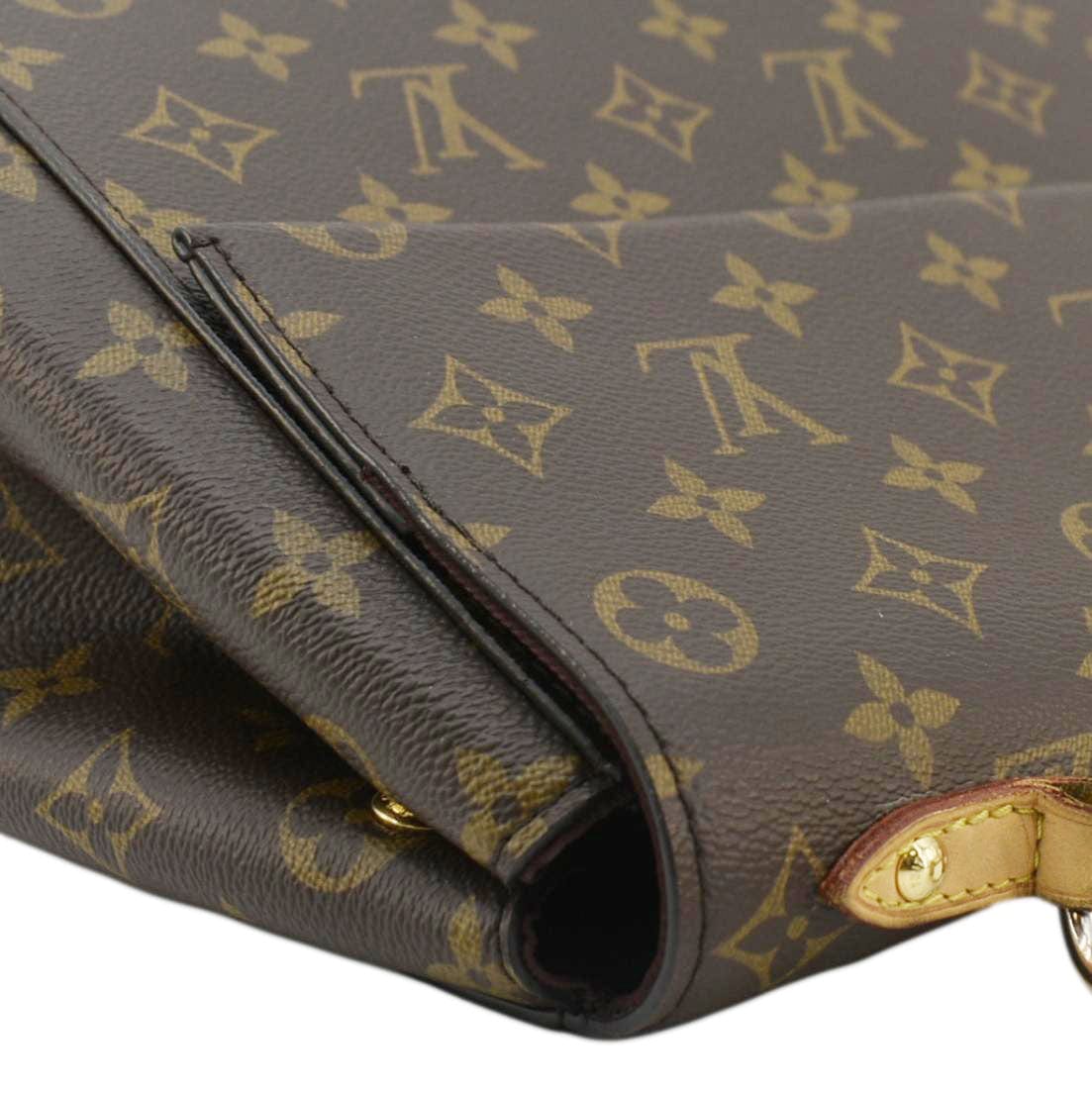 LOUIS VUITTON Cluny MM Monogram Canvas Shoulder Bag Brown - Image 5
