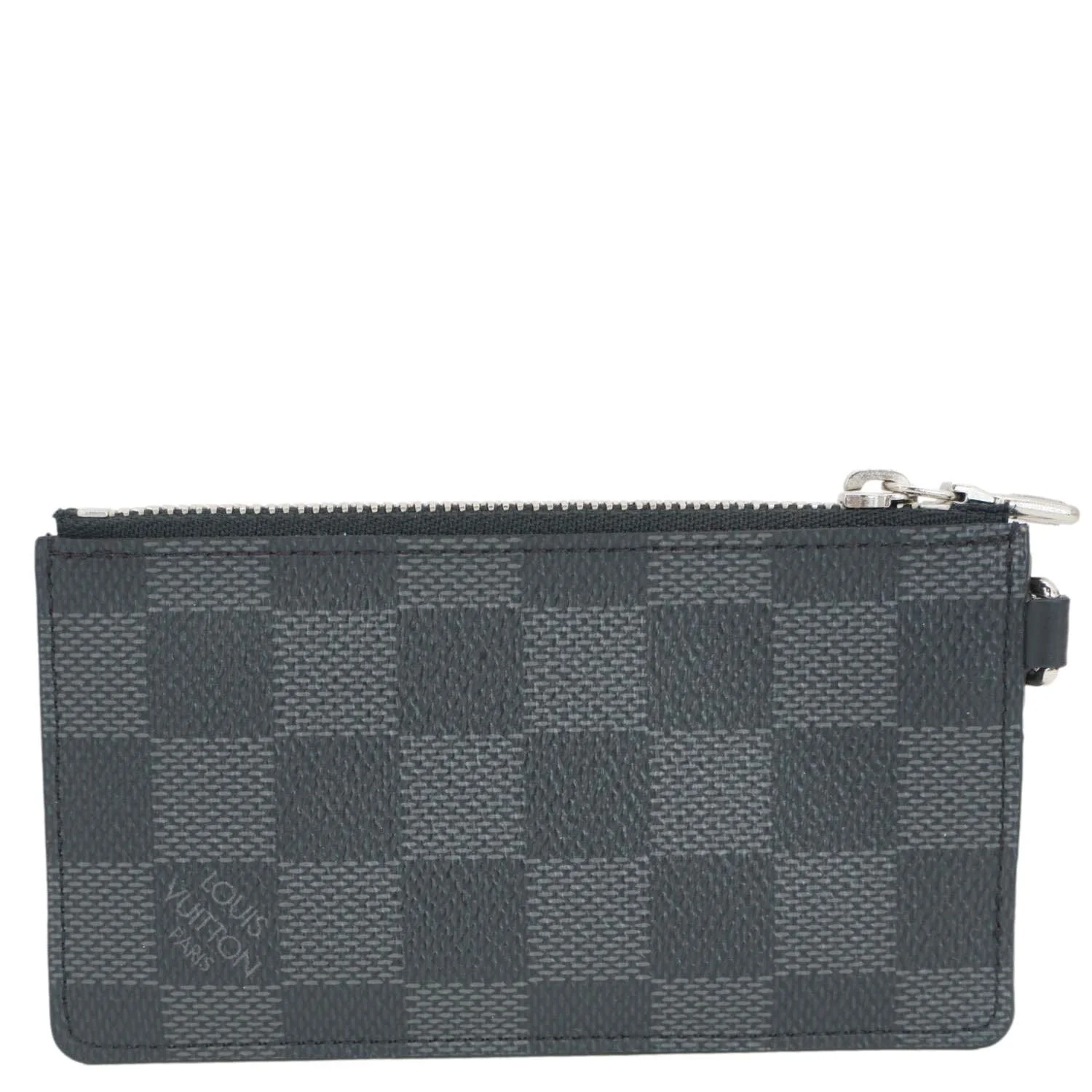 LOUIS VUITTON Damier Graphite Coin Card Holder Black - Image 3