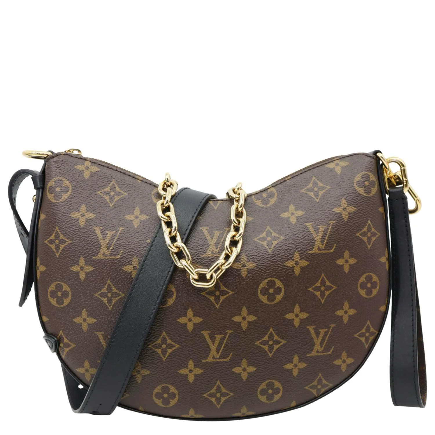 LOUIS VUITTON Cookie BB Monogram Canvas Hobo Bag Brown - Image 5