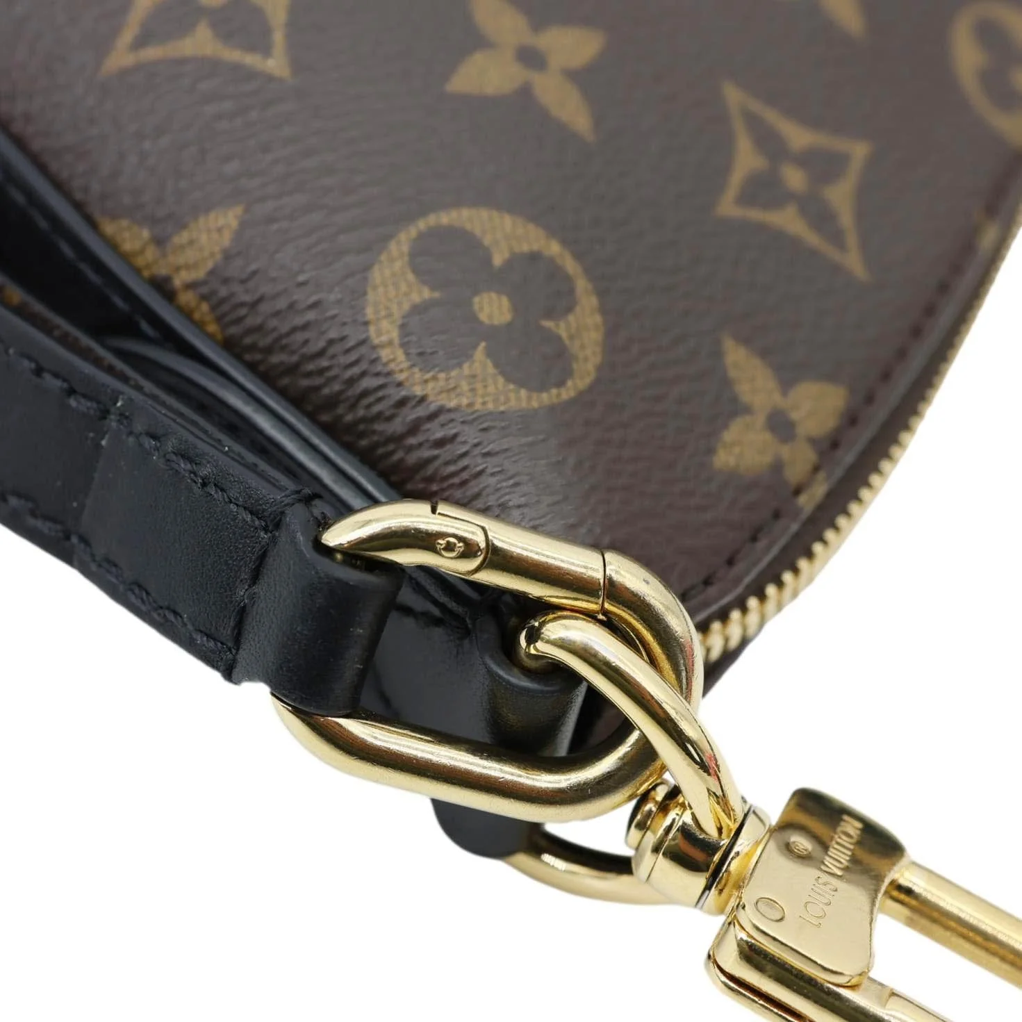 LOUIS VUITTON Cookie BB Monogram Canvas Hobo Bag Brown - Image 7