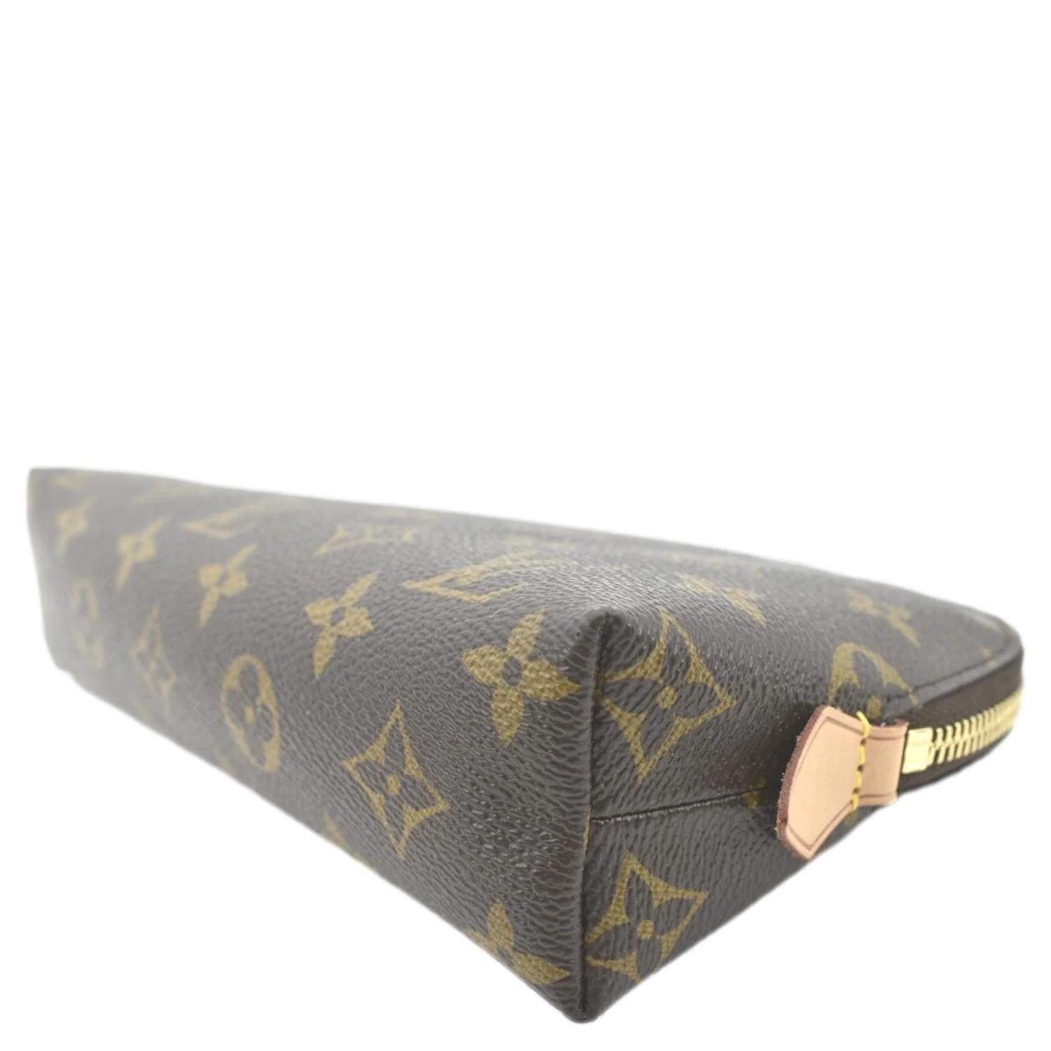 LOUIS VUITTON Monogram Canvas Cosmetic Pouch Brown - Image 7