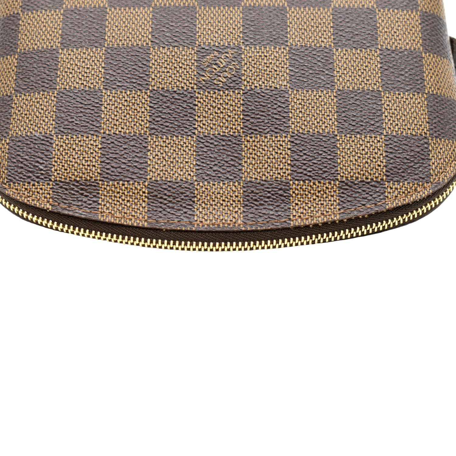 LOUIS VUITTON Damier Ebene Cosmetic Pouch Brown - Image 3