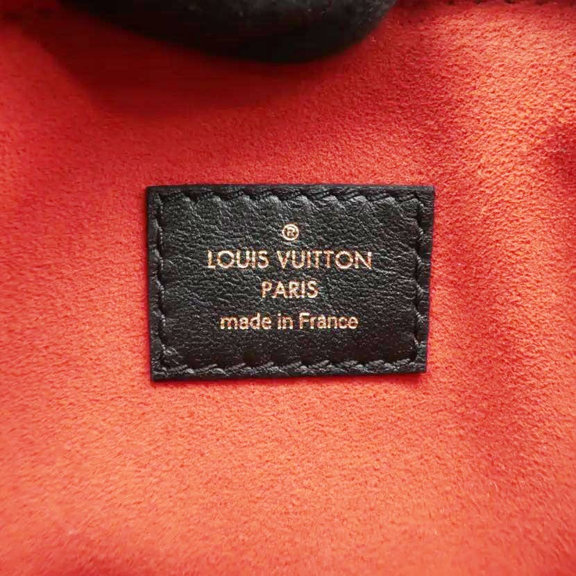 LOUIS VUITTON Coussin BB Monogram Embossed Leather Shoulder Bag Black - Image 9