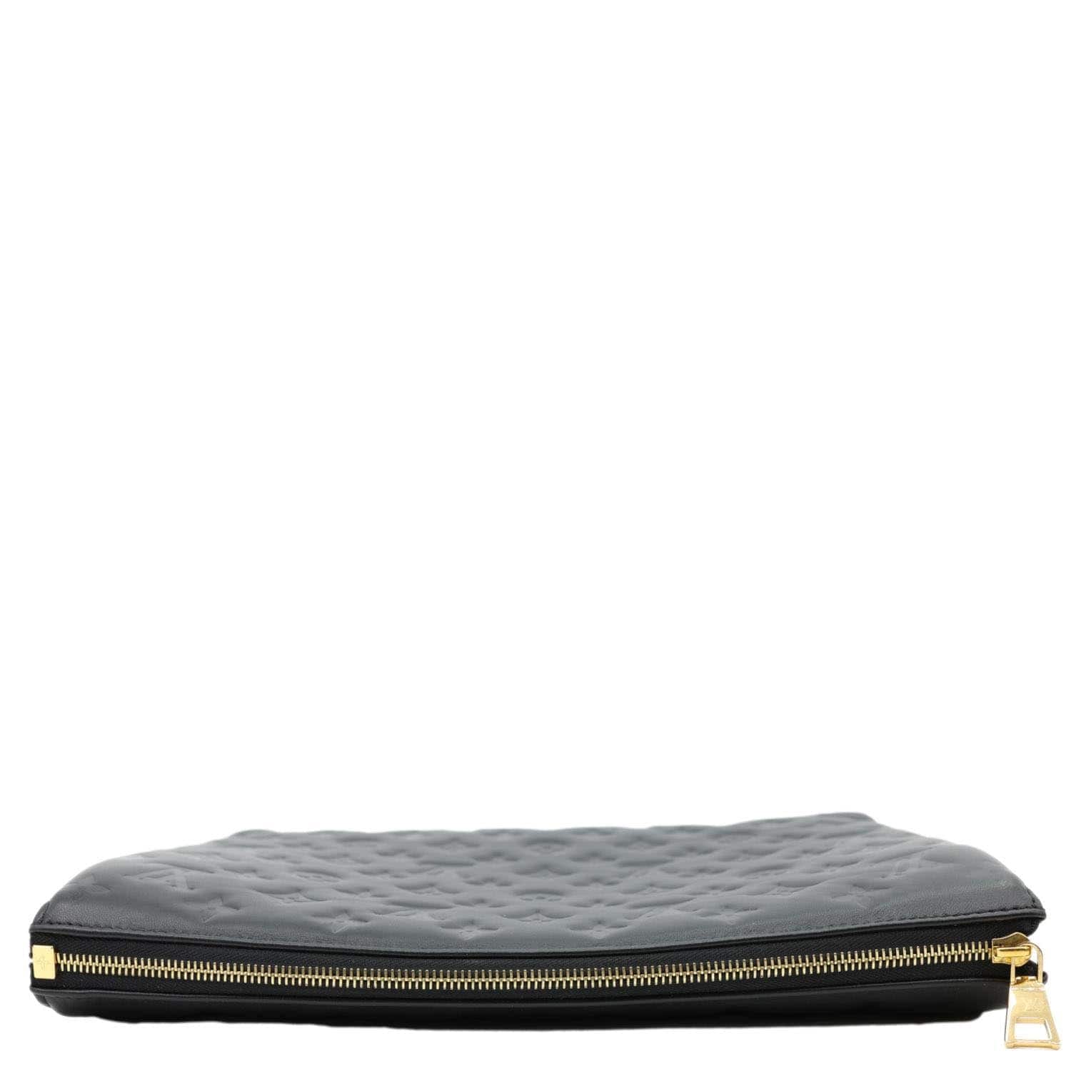 LOUIS VUITTON Coussin MM Monogram Embossed Shoulder Bag Black - Image 5