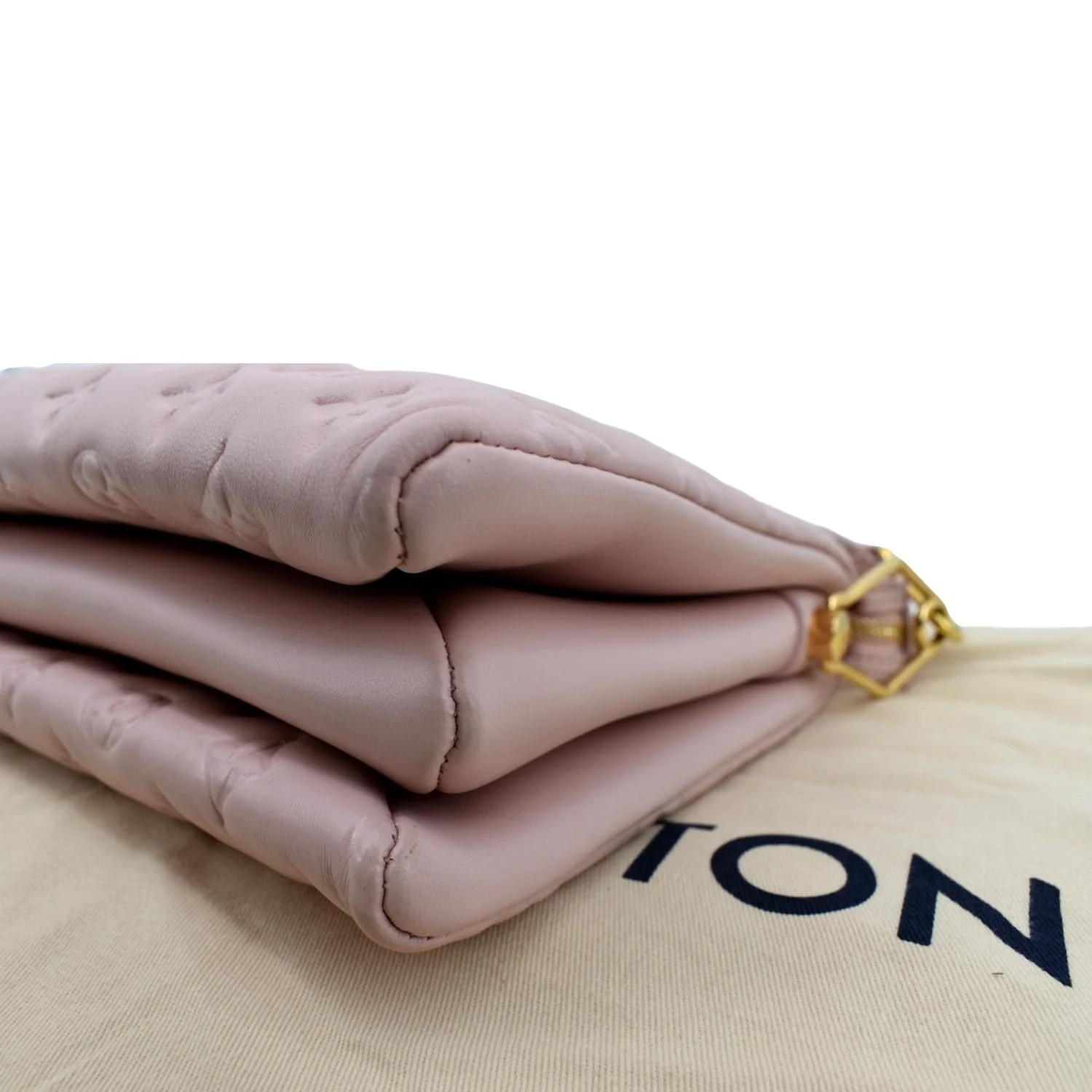 LOUIS VUITTON Coussin PM Monogram Embossed Shoulder Bag Pink - Image 5