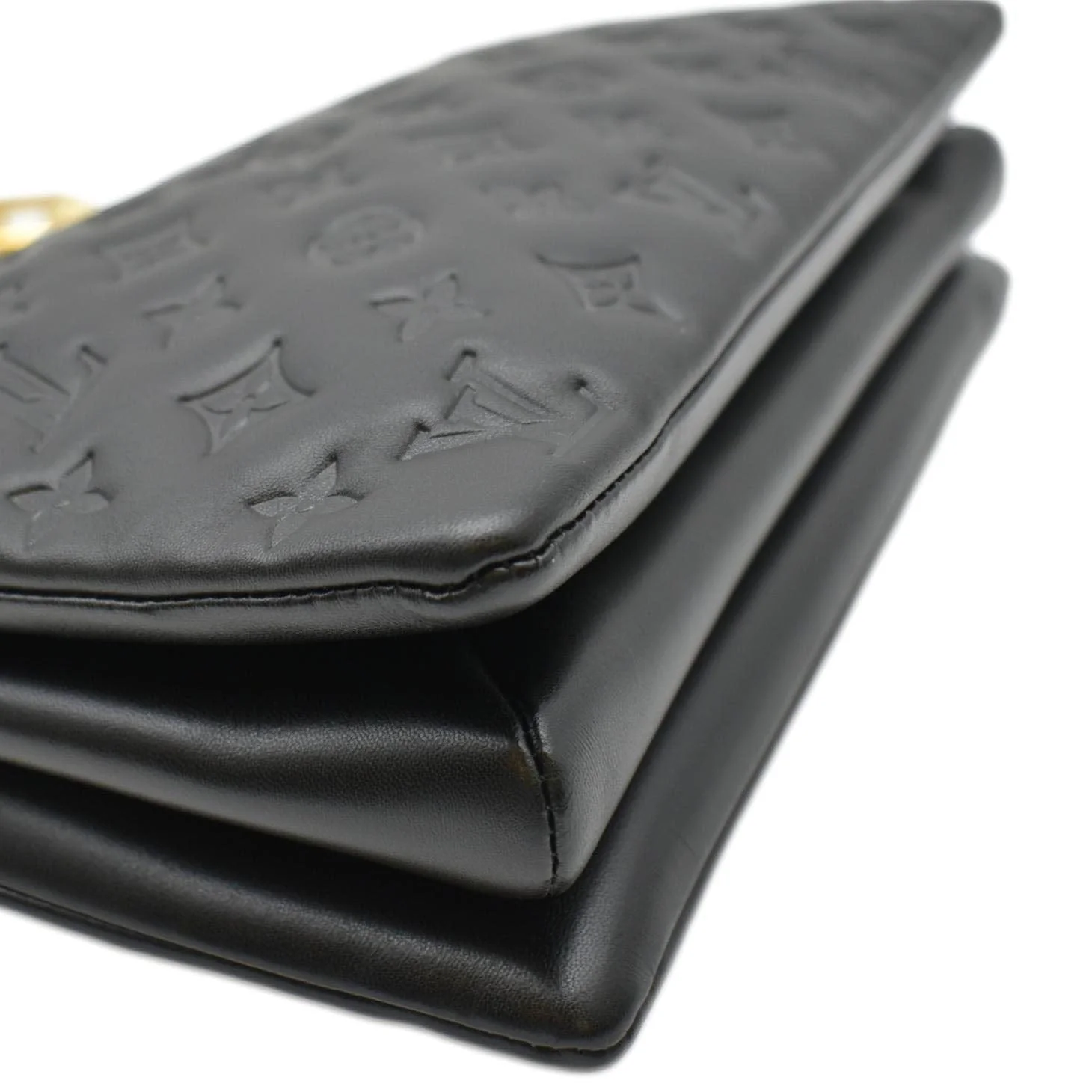 LOUIS VUITTON Coussin MM Monogram Embossed Shoulder Bag Black - Image 9