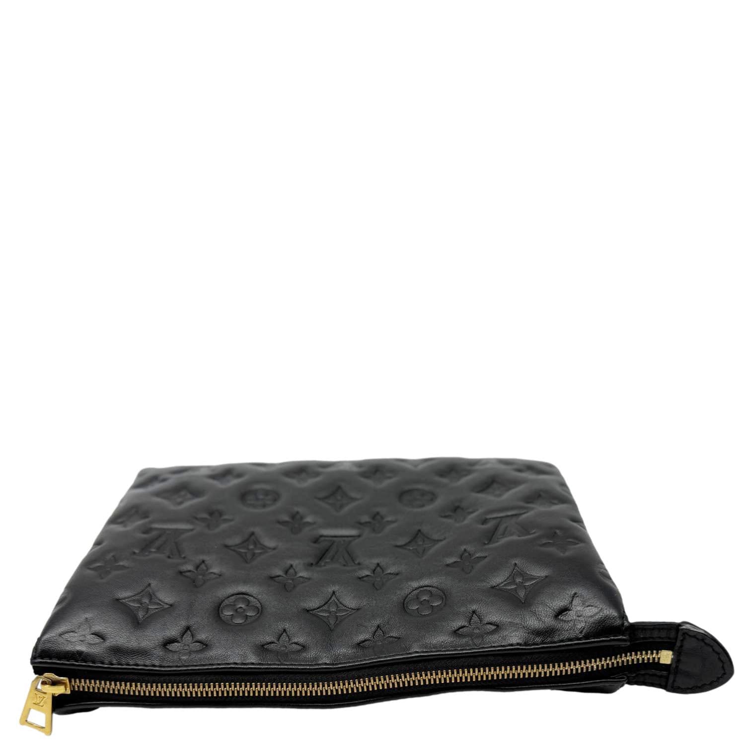 LOUIS VUITTON Coussin PM Monogram Embossed Leather Shoulder Bag Black - Image 6