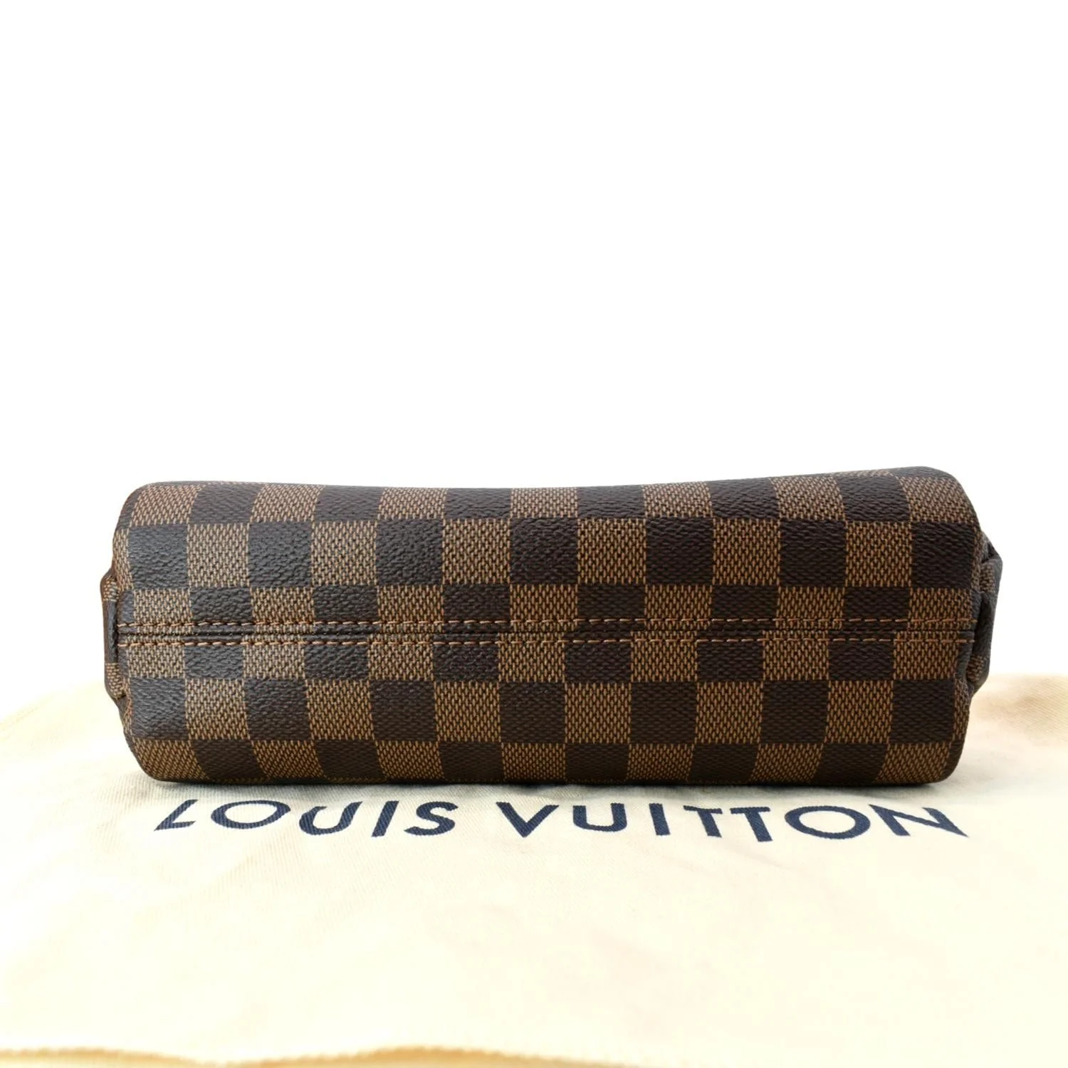 LOUIS VUITTON Croisette Damier Ebene Crossbody Bag Brown - Image 7