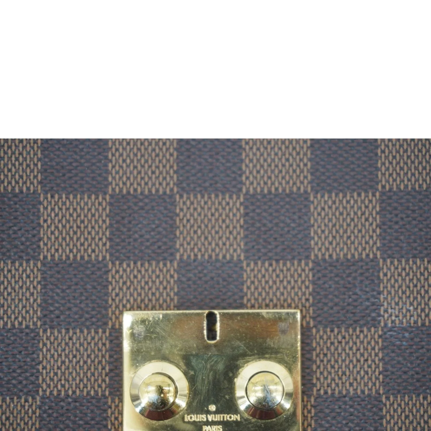 LOUIS VUITTON Croisette Damier Ebene Crossbody Bag Brown - Image 16