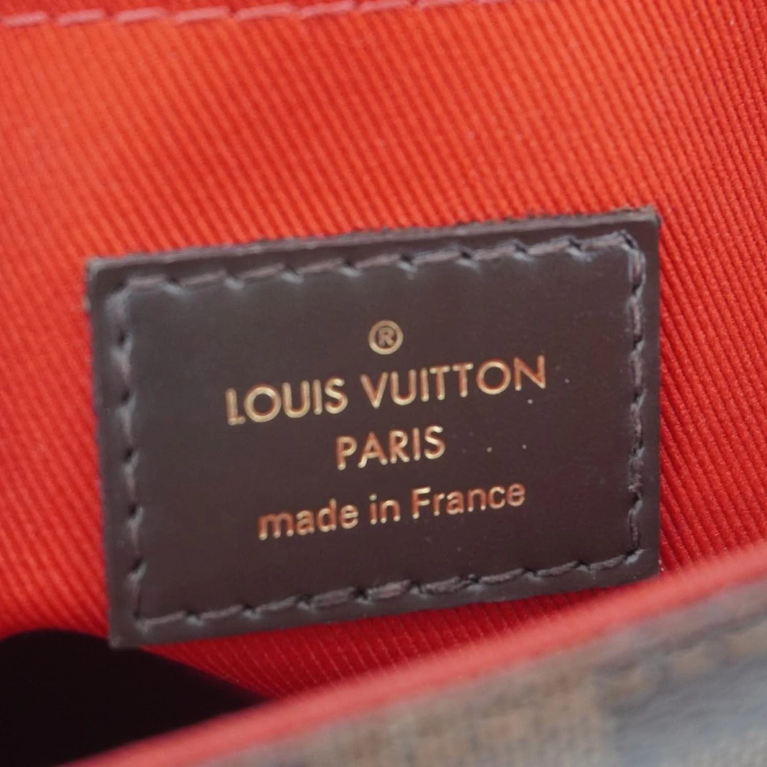 LOUIS VUITTON Croisette Damier Ebene Crossbody Bag Brown - Image 17