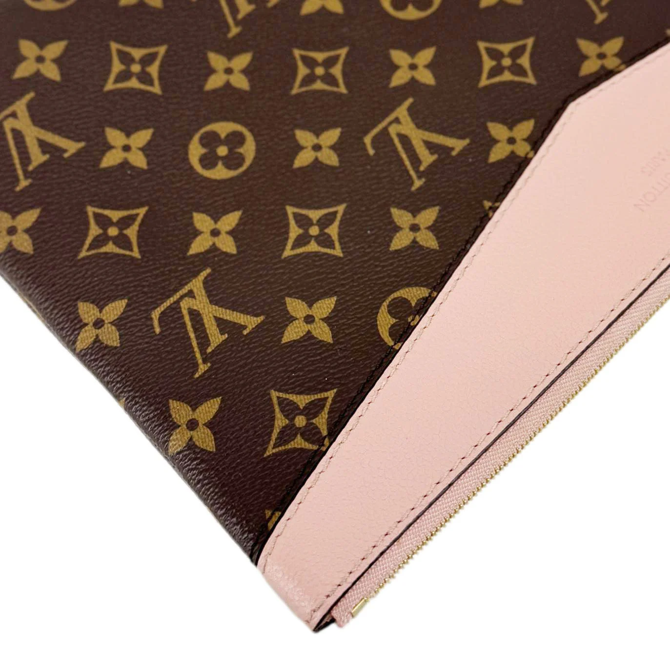 LOUIS VUITTON Daily Pouch Monogram Canvas Clutch Pink - Image 6