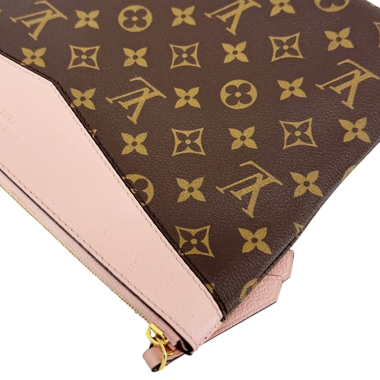 LOUIS VUITTON Daily Pouch Monogram Canvas Clutch Pink - Image 7