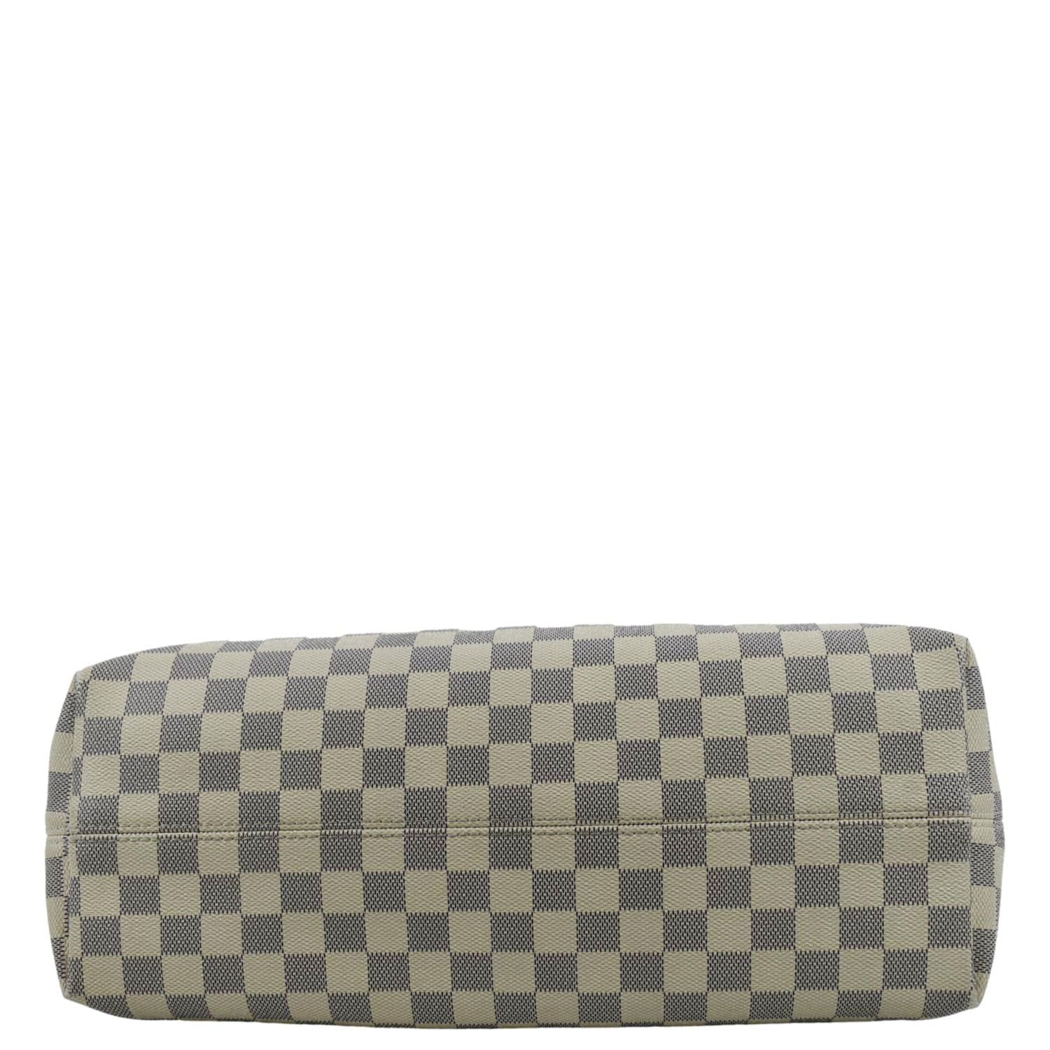 LOUIS VUITTON Graceful MM Damier Azur Shoulder Bag White - Image 11