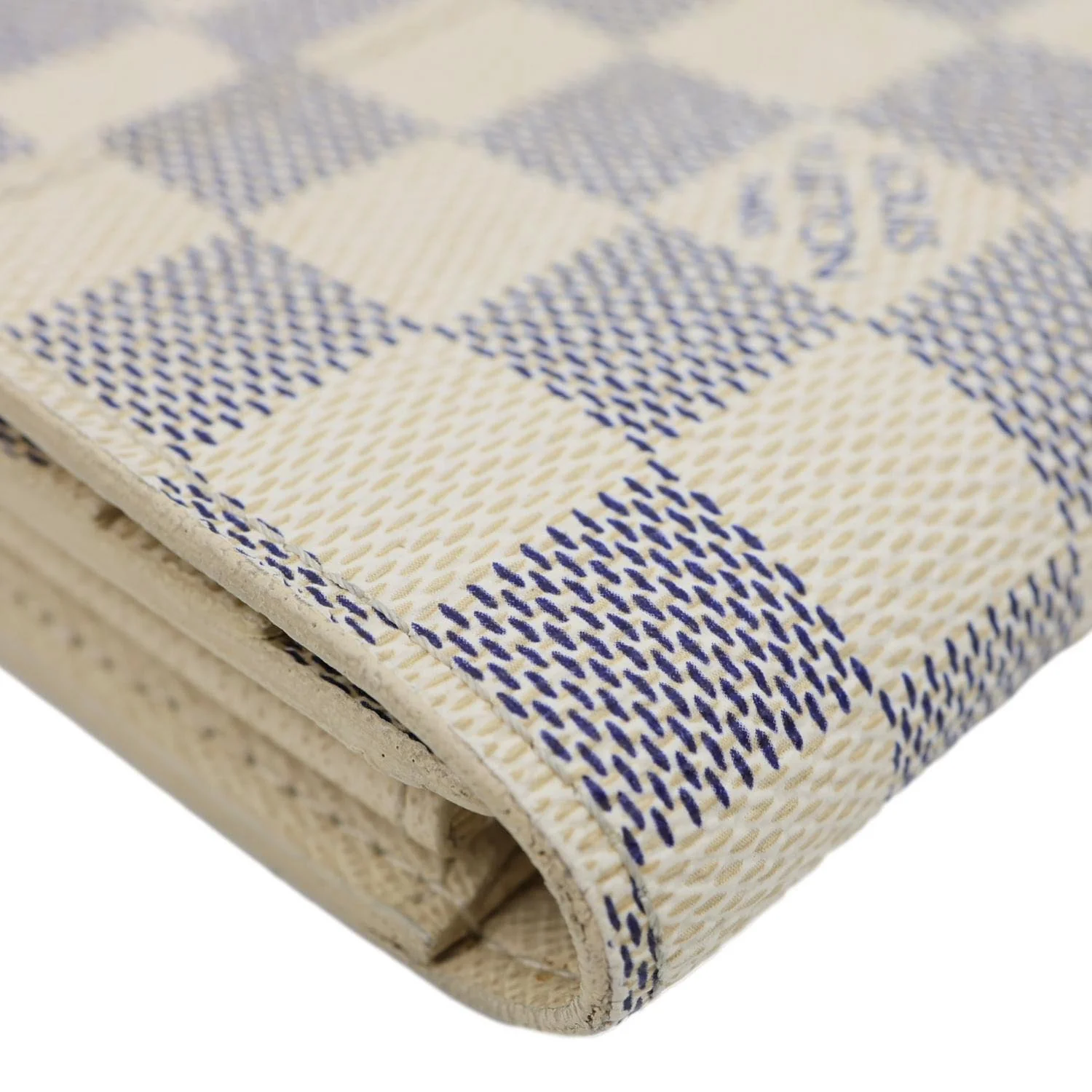 LOUIS VUITTON Sarah Damier Azur Wallet White - Image 5
