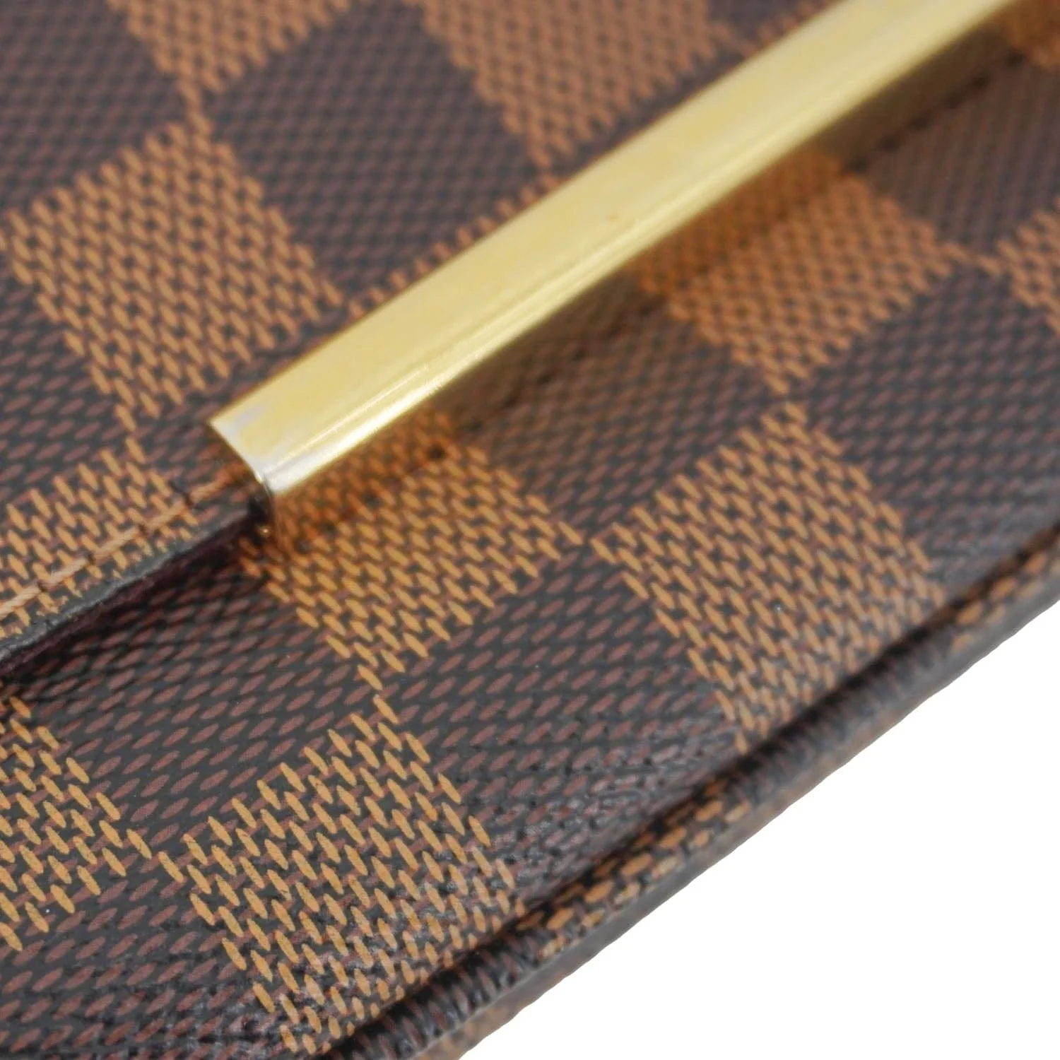 LOUIS VUITTON Hoxton GM Damier Ebene Crossbody Bag Brown - Image 9