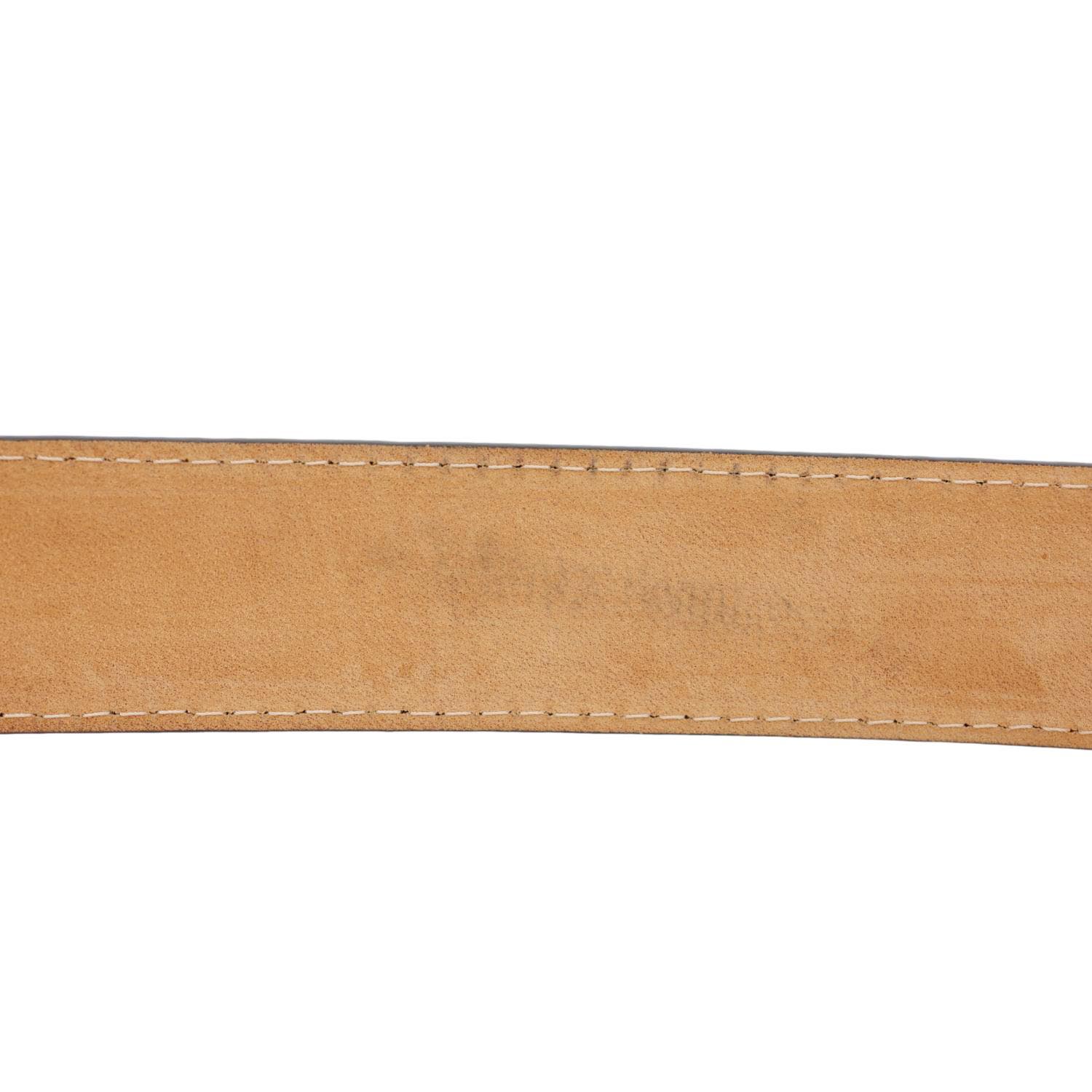 LOUIS VUITTON Tresor Damier Ebene Belt Brown 90/36 - Image 10