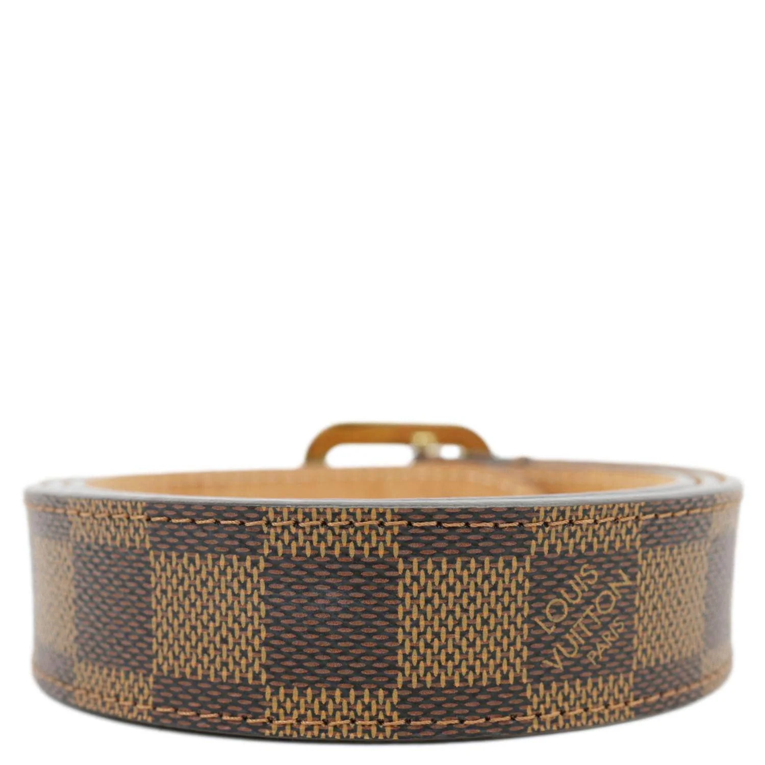 LOUIS VUITTON Tresor Damier Ebene Belt Brown 90/36 - Image 7