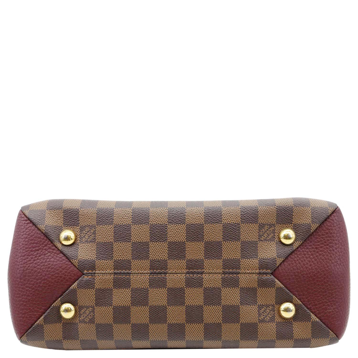 LOUIS VUITTON Brittany Damier Ebene Shoulder Bag Bordeaux - Image 10