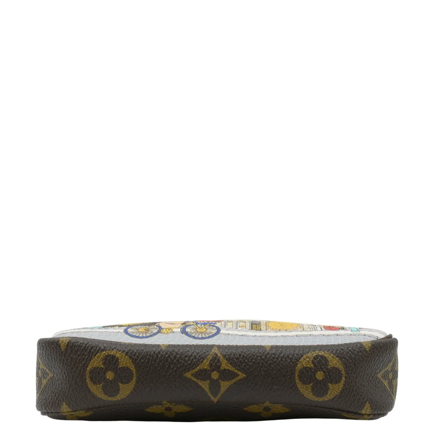LOUIS VUITTON Christmas Animation Pochette Monogram Canvas Accessoires Pouch Pink - Image 8