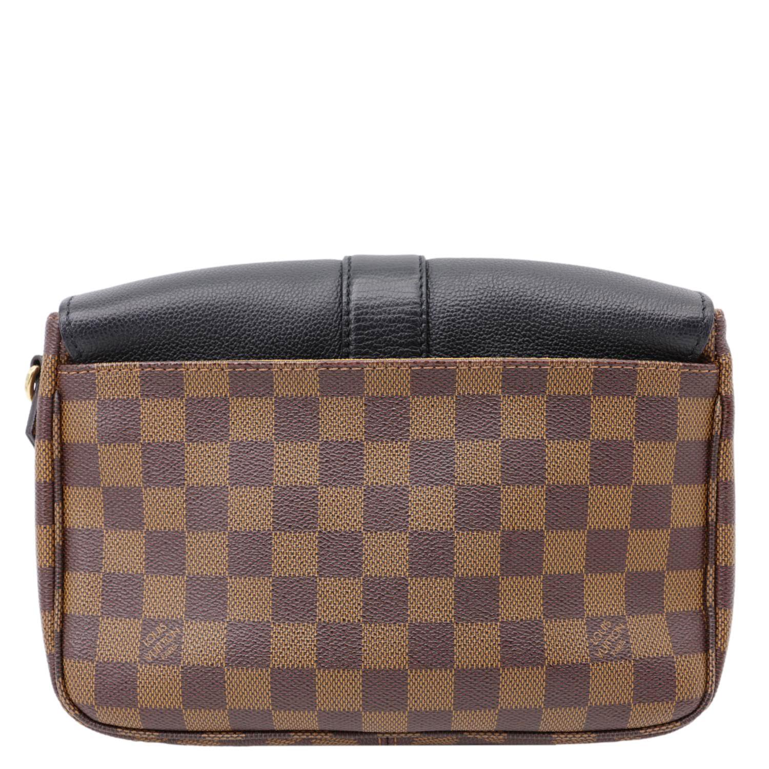 Louis Vuitton Clapton Damier Ebene Shoulder Bag Black - Image 4