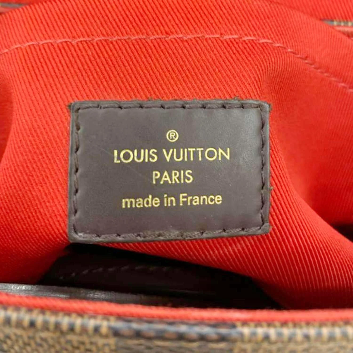 LOUIS VUITTON Croisette Damier Ebene Crossbody Bag Brown - Image 17