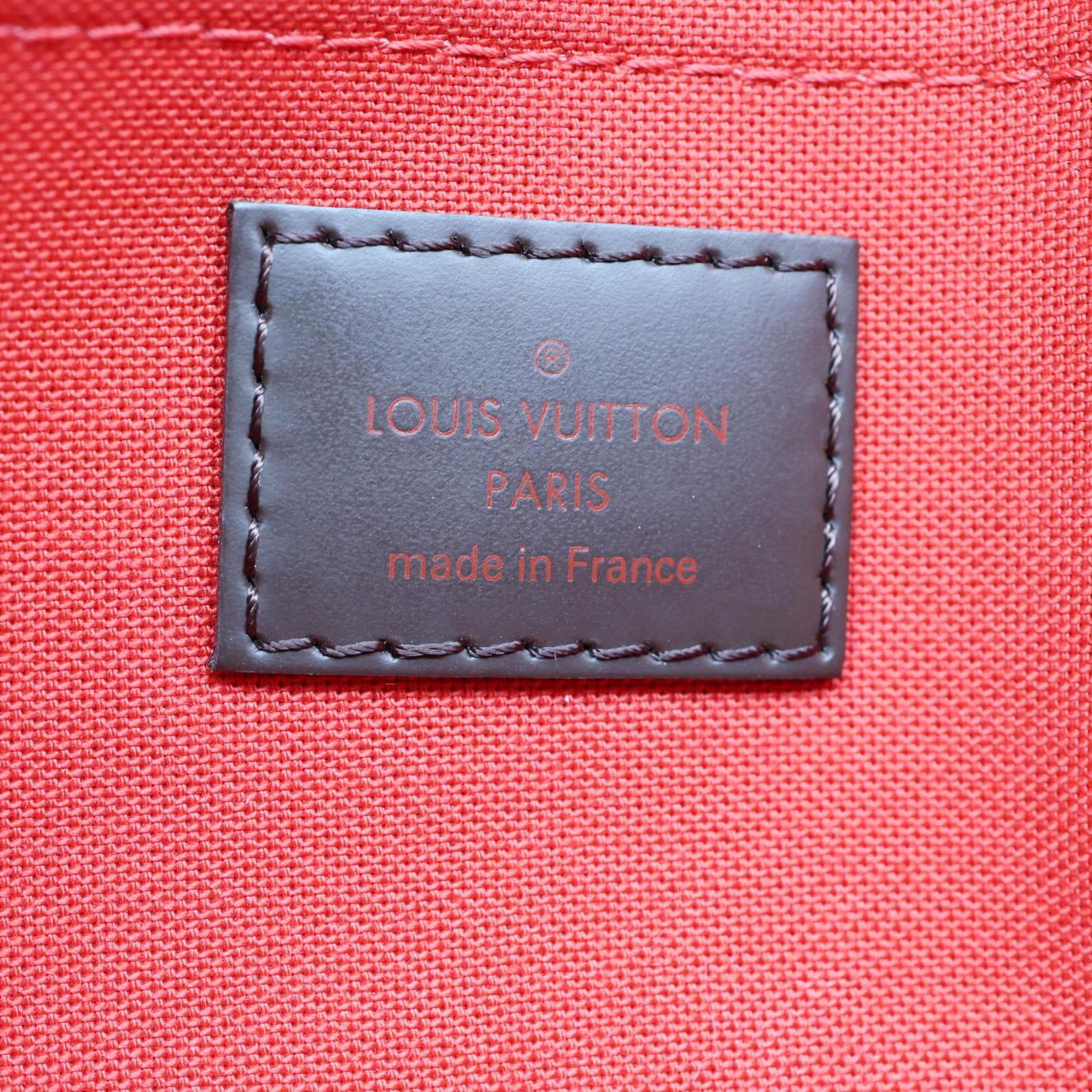 LOUIS VUITTON Favorite MM Damier Ebene Chain Shoulder Bag Brown - Image 12