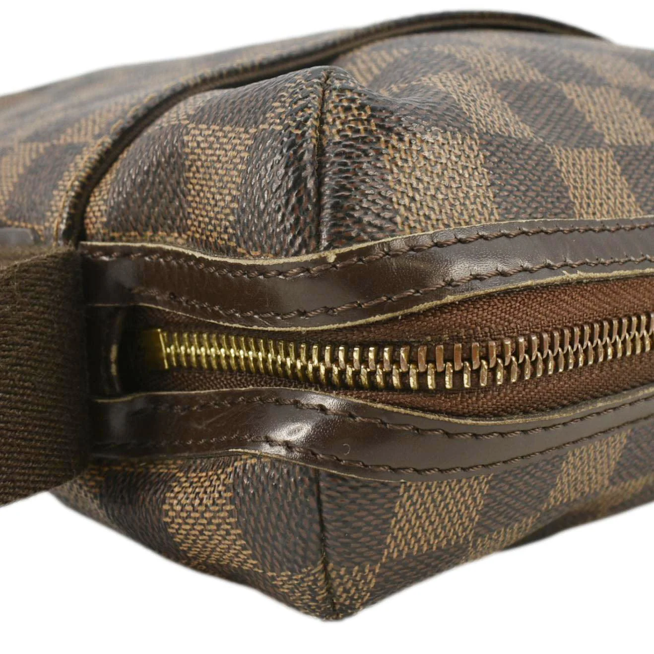 LOUIS VUITTON Trotteur Beaubourg PM Damier Ebene Crossbody Bag Brown - Image 5