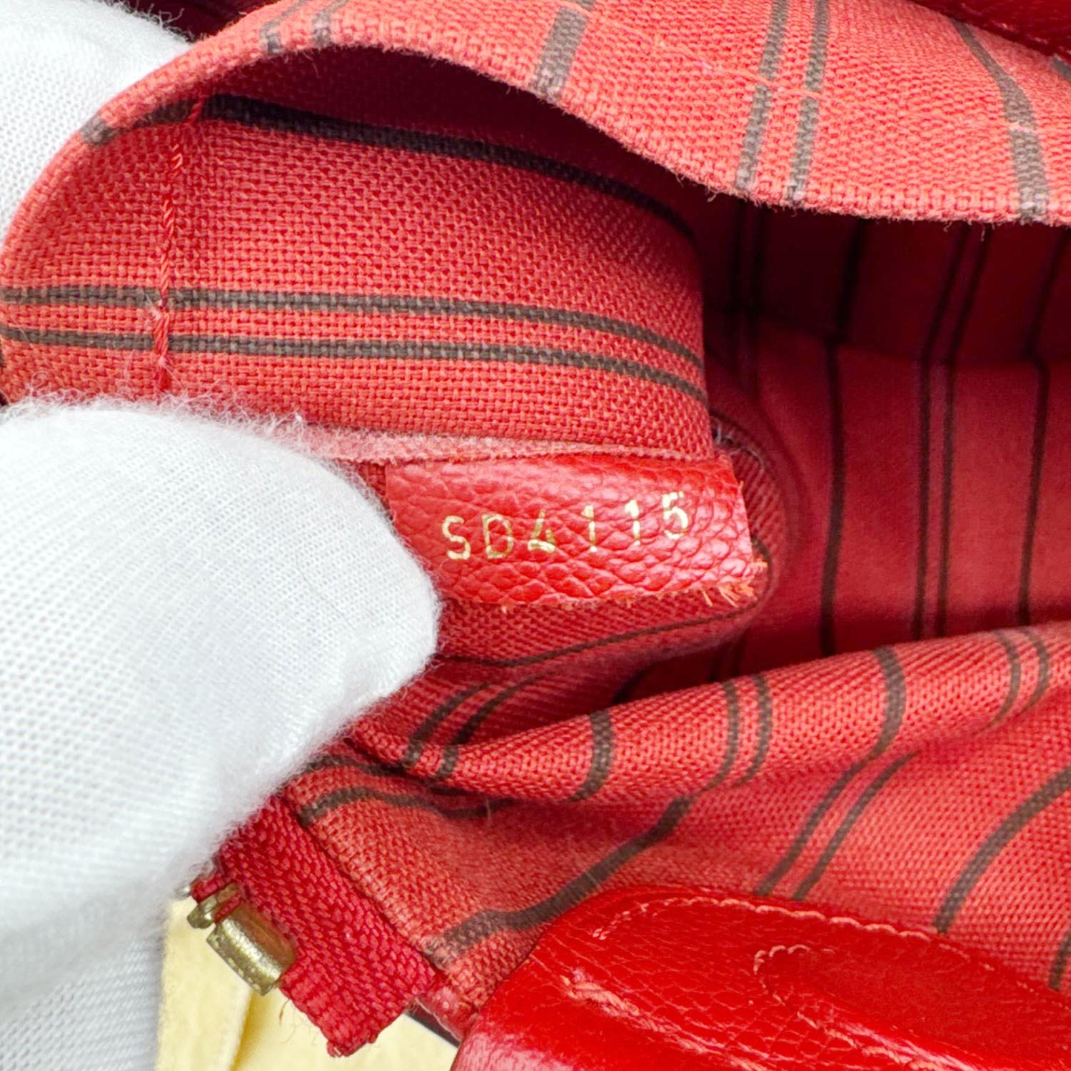 LOUIS VUITTON Mazarine Monogram Empreinte Shoulder Bag Red - Image 13