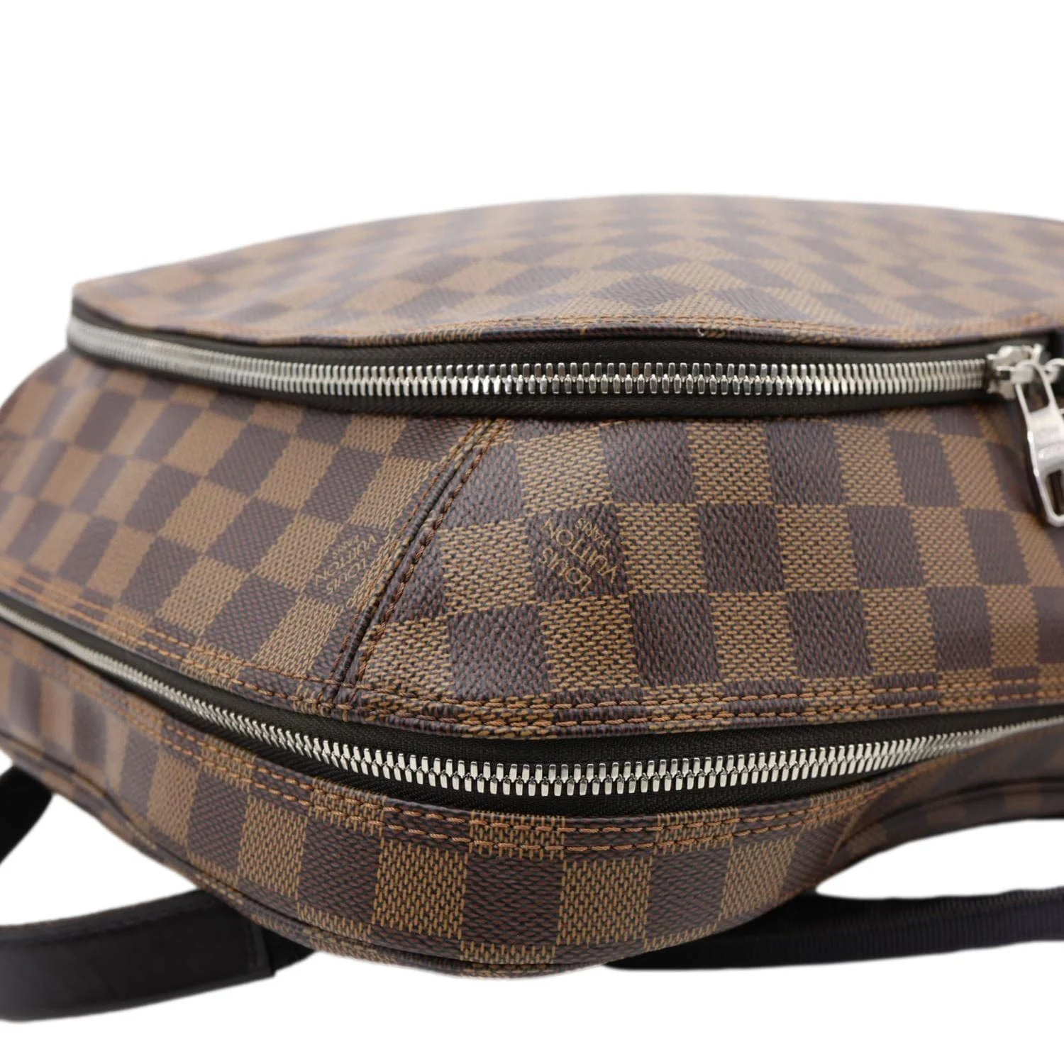 LOUIS VUITTON Jake Damier Ebene Backpack Bag Brown - Image 5