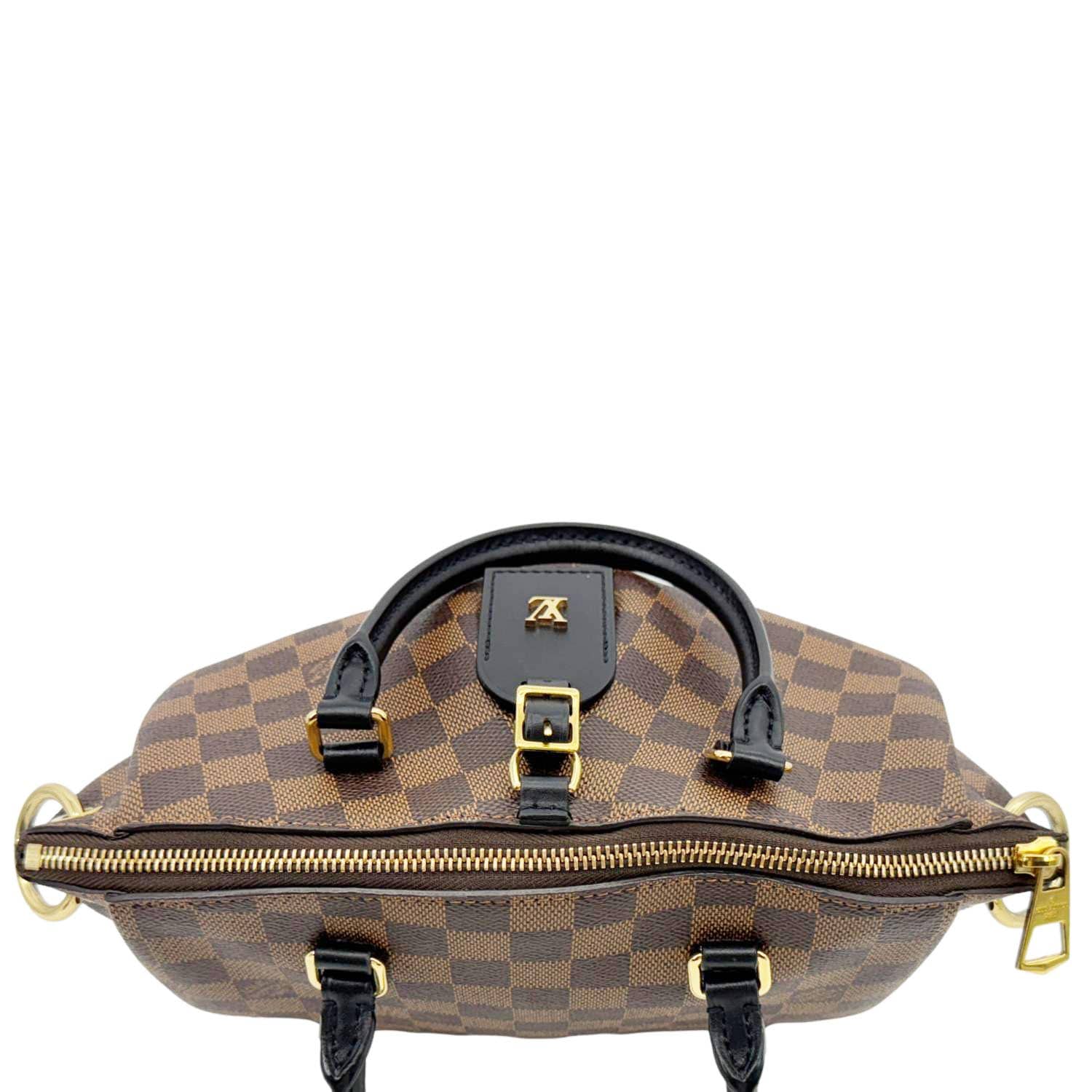 LOUIS VUITTON Odeon PM Damier Ebene Tote Shoulder Bag Brown - Image 4