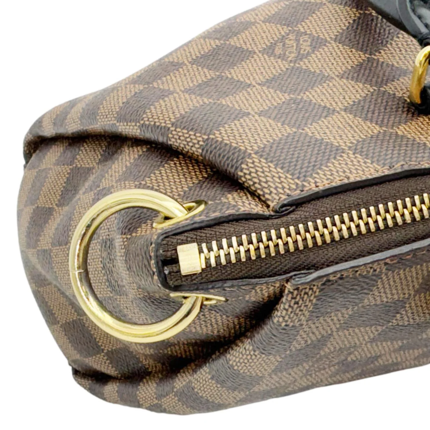 LOUIS VUITTON Odeon PM Damier Ebene Tote Shoulder Bag Brown - Image 5