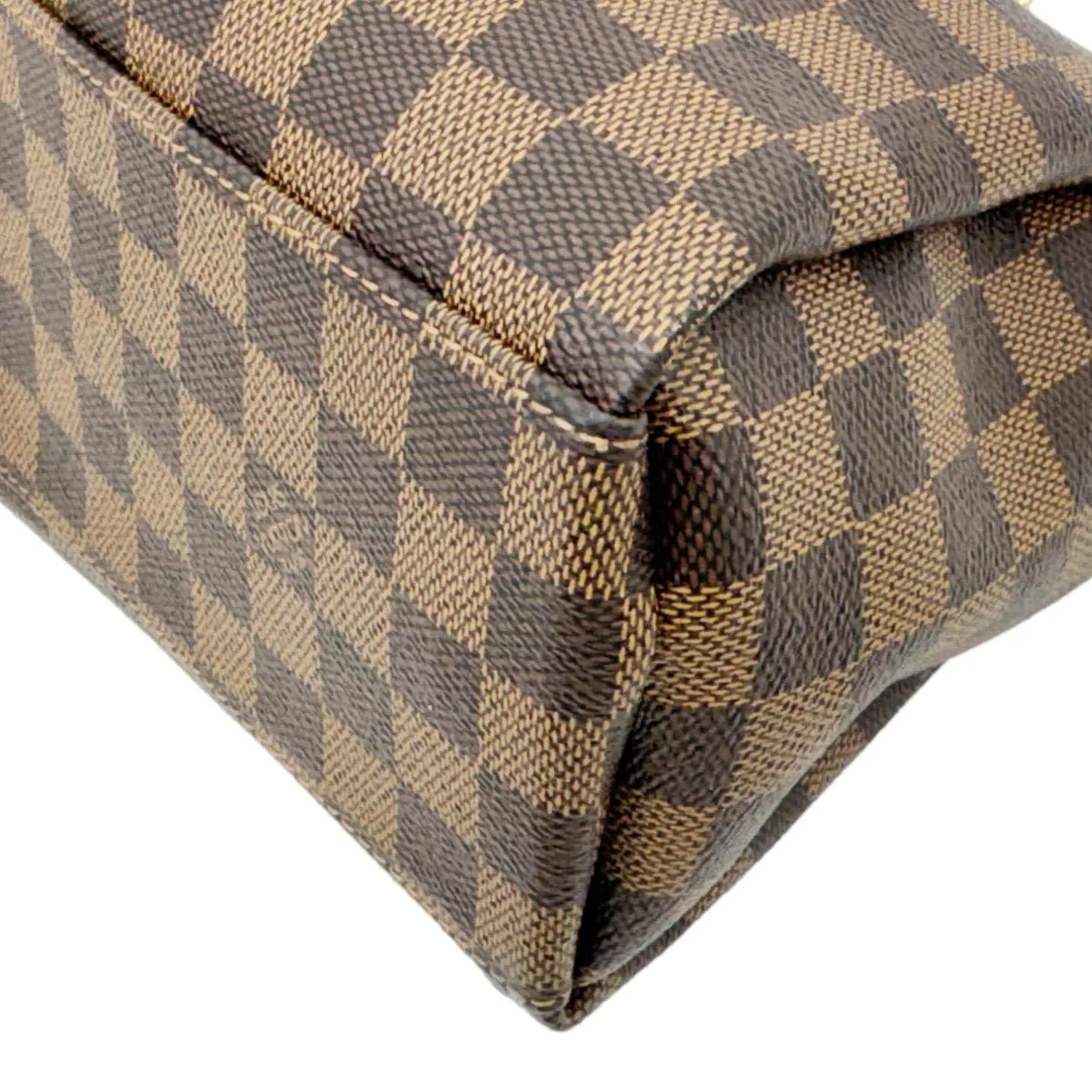 LOUIS VUITTON Odeon PM Damier Ebene Tote Shoulder Bag Brown - Image 7