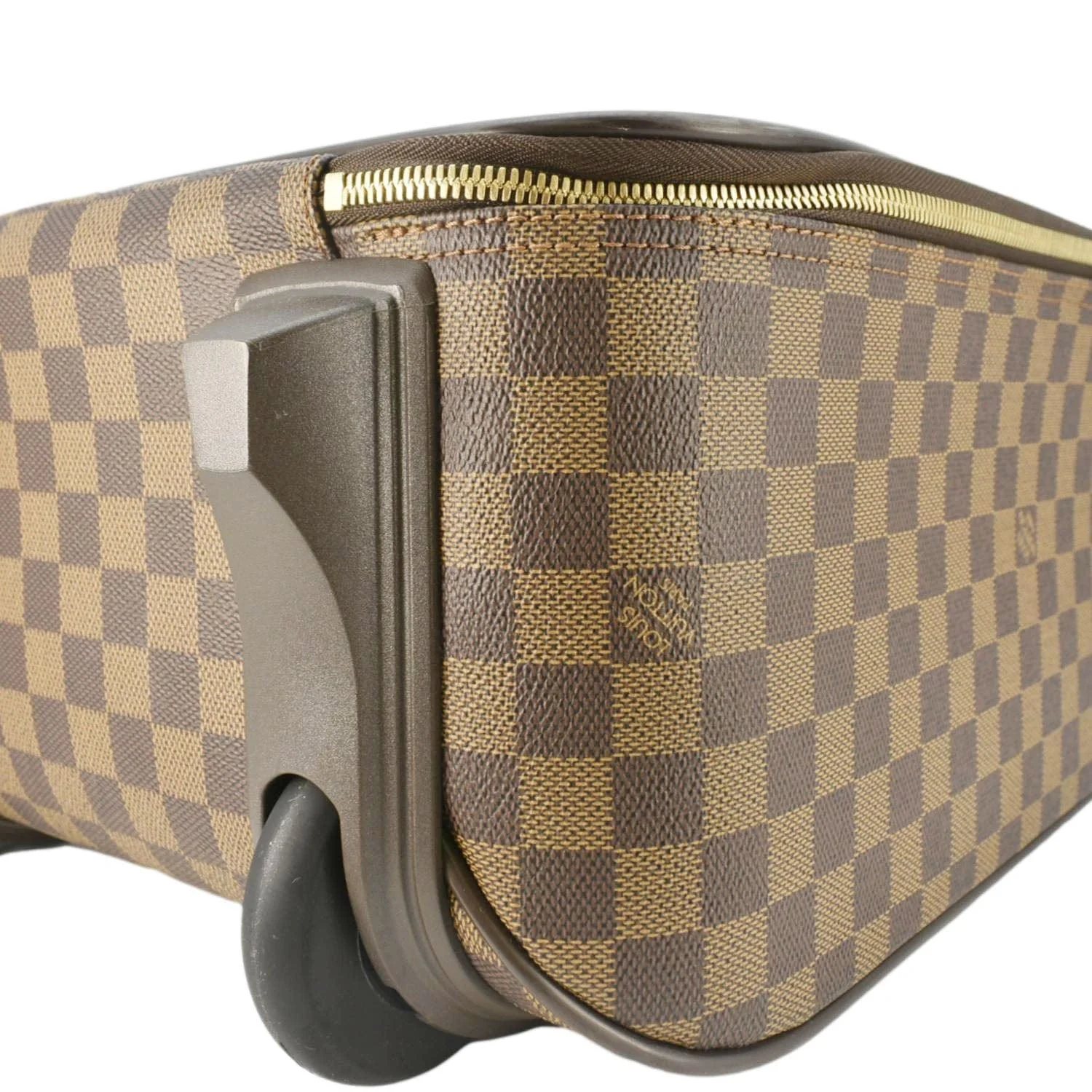 LOUIS VUITTON Pegase 45 Damier Ebene Rolling Travel Bag Brown - Image 6