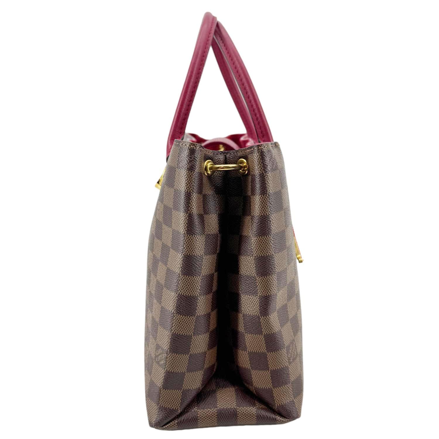LOUIS VUITTON LV Riverside Damier Ebene Tote Bag Brown - Image 5
