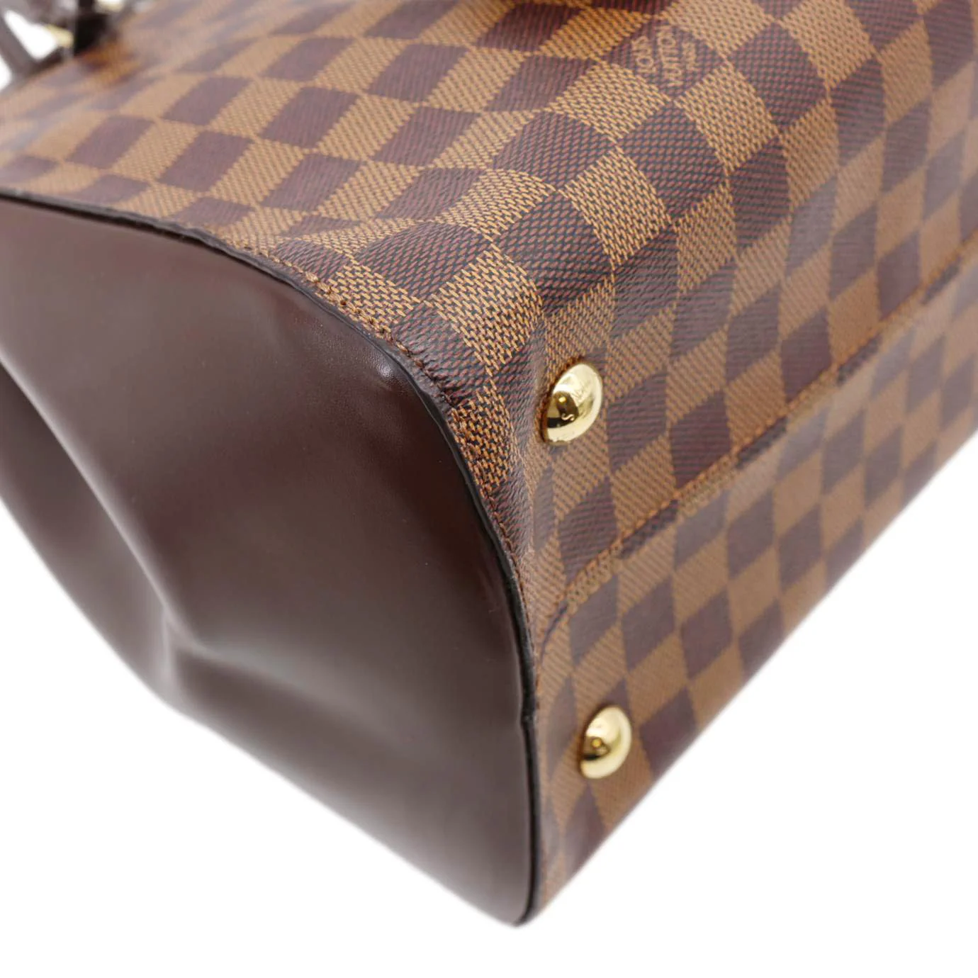 LOUIS VUITTON Rivoli MM Damier Ebene Shoulder Bag Brown - Image 9