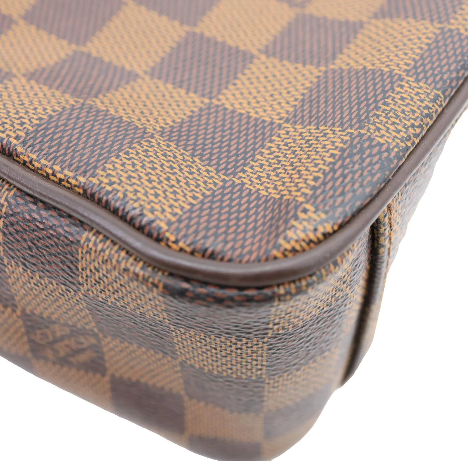 LOUIS VUITTON Shelton MM Damier Ebene Messenger Bag Brown - Image 7