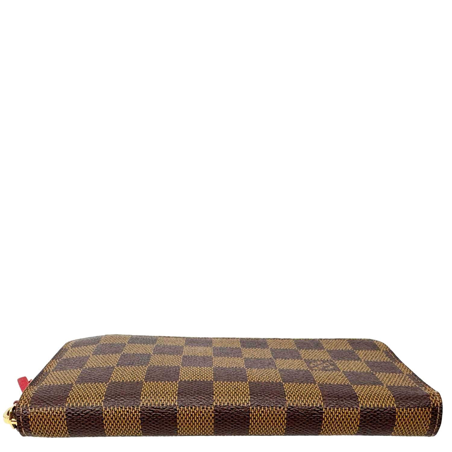 LOUIS VUITTON Clemence Damier Ebene Zippy Wallet Brown - Image 4